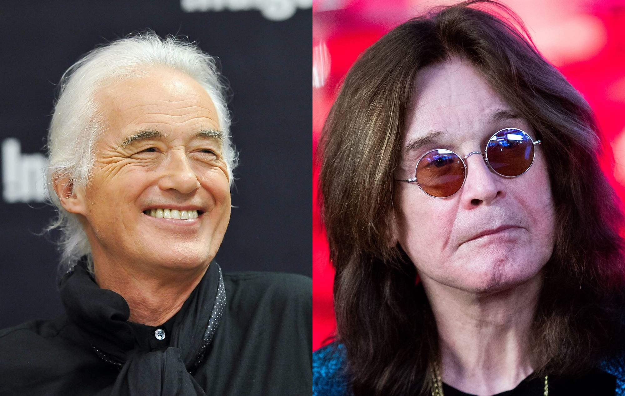Jimmy Page and Ozzy Osbourne