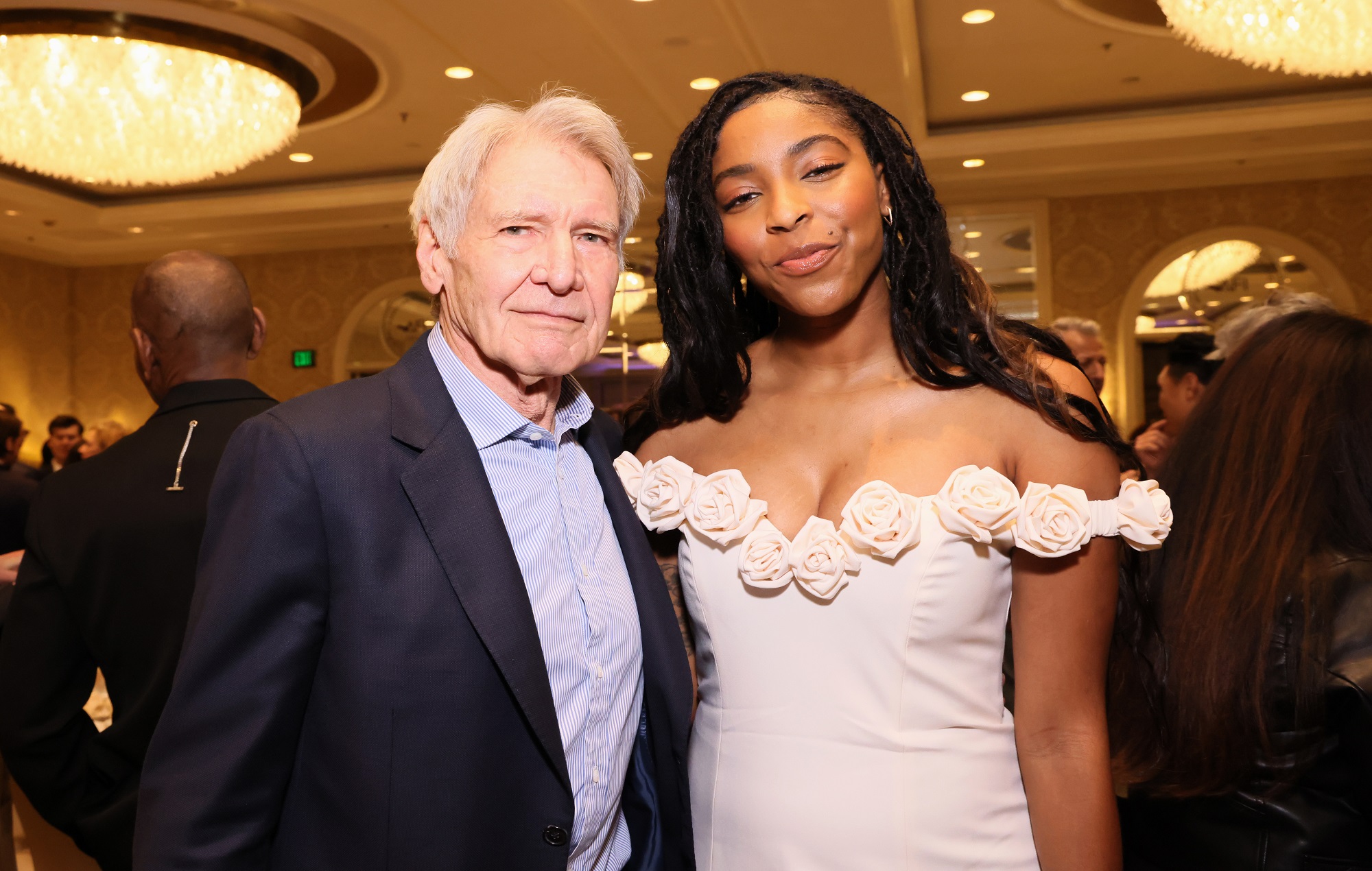 Harrison Ford and Jessica Williams