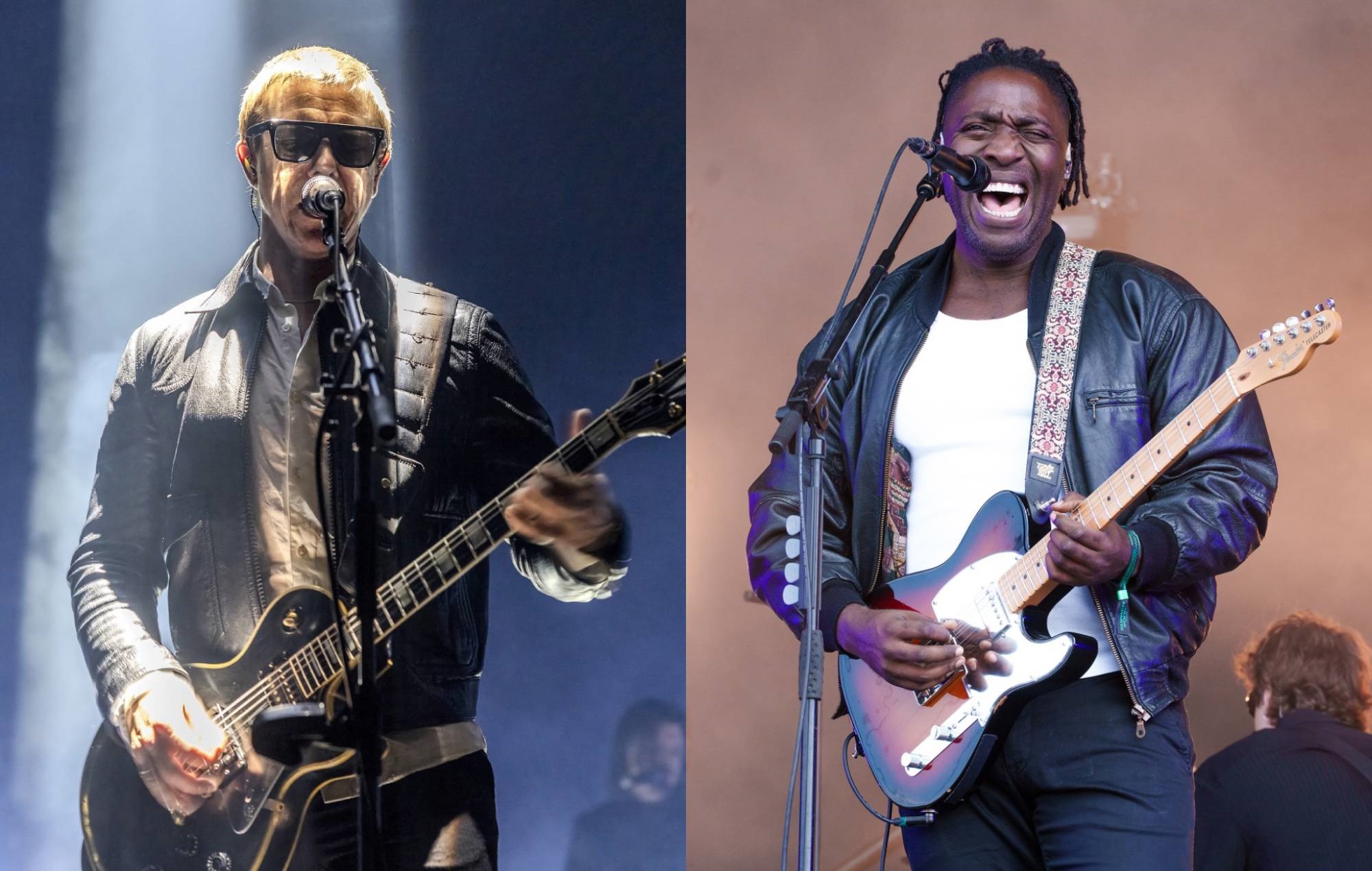 Interpol frontman Paul Banks and Bloc Party's Kele Okereke