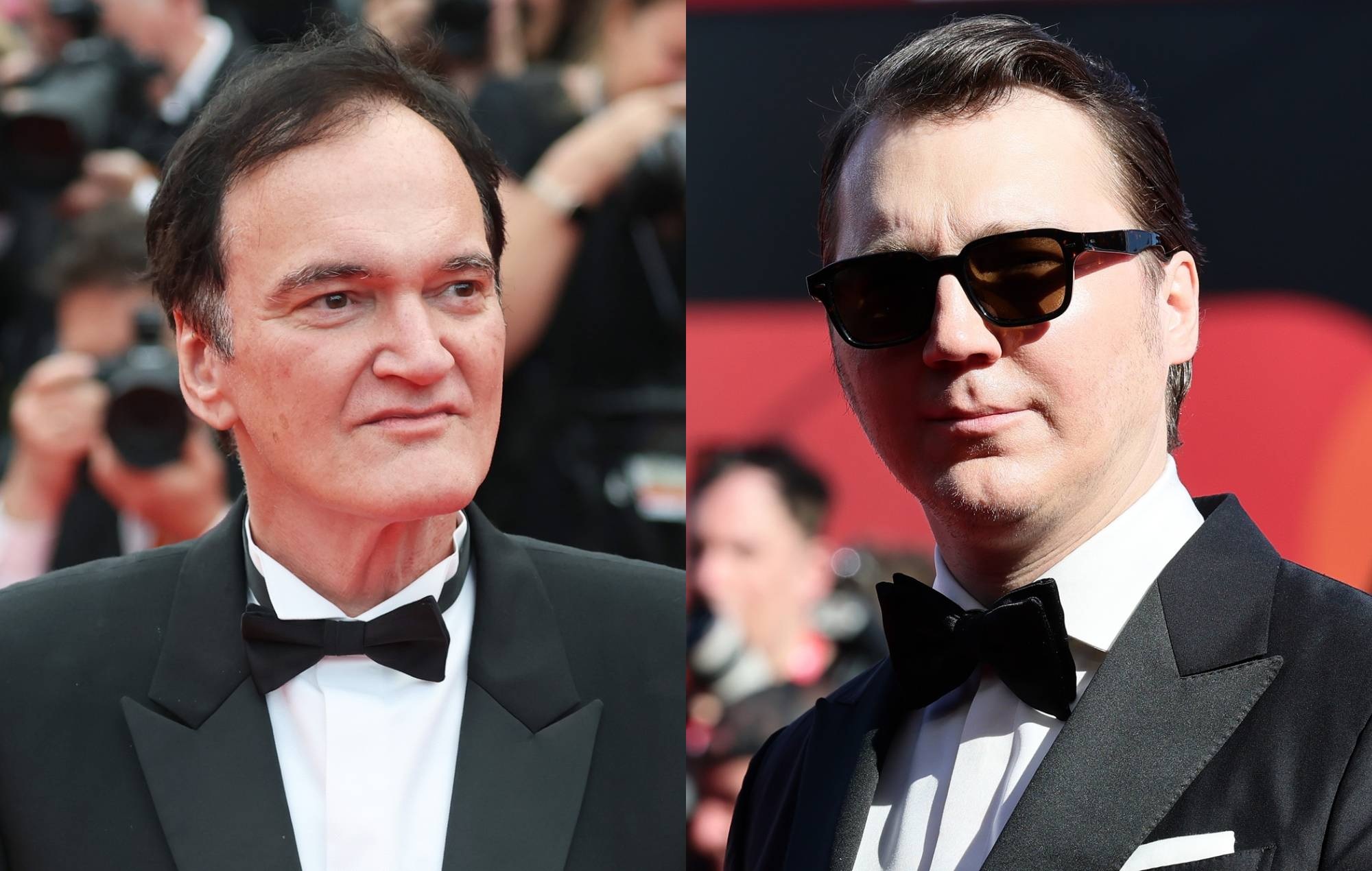 Quentin Tarantino and Paul Dano