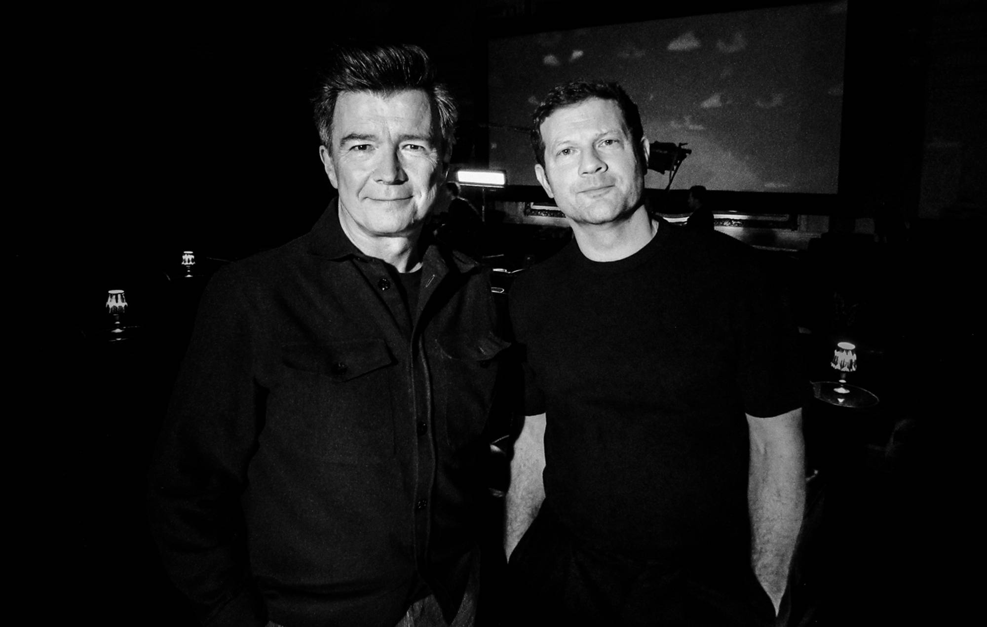 Rick Astley and Dermot O'Leary