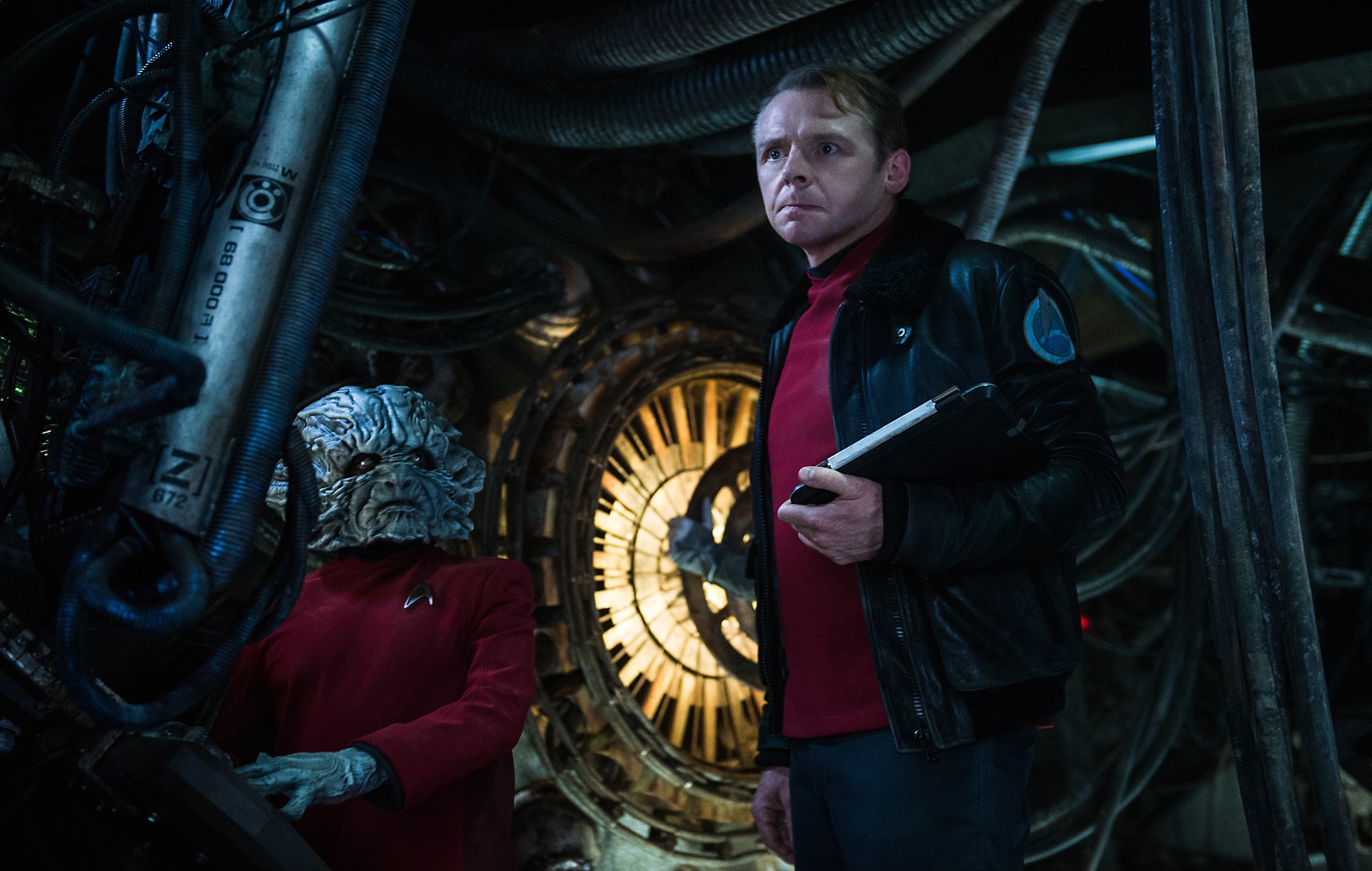 Simon Pegg as Scotty in 'Star Trek Beyond'