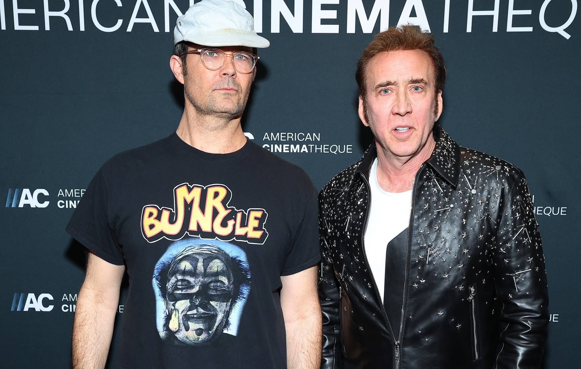 Osgood Perkins and Nicolas Cage