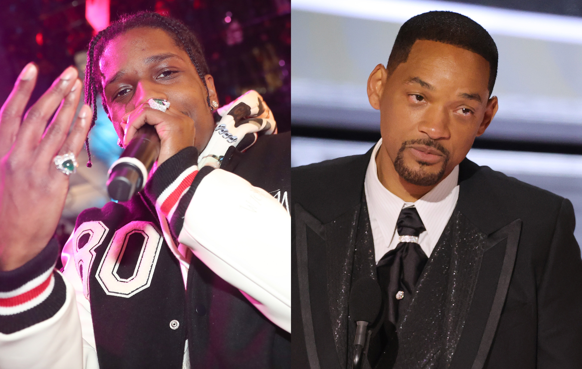 A$AP Rocky (Johnny Nunez/WireImage) + Will Smith (Neilson Barnard/Getty Images)