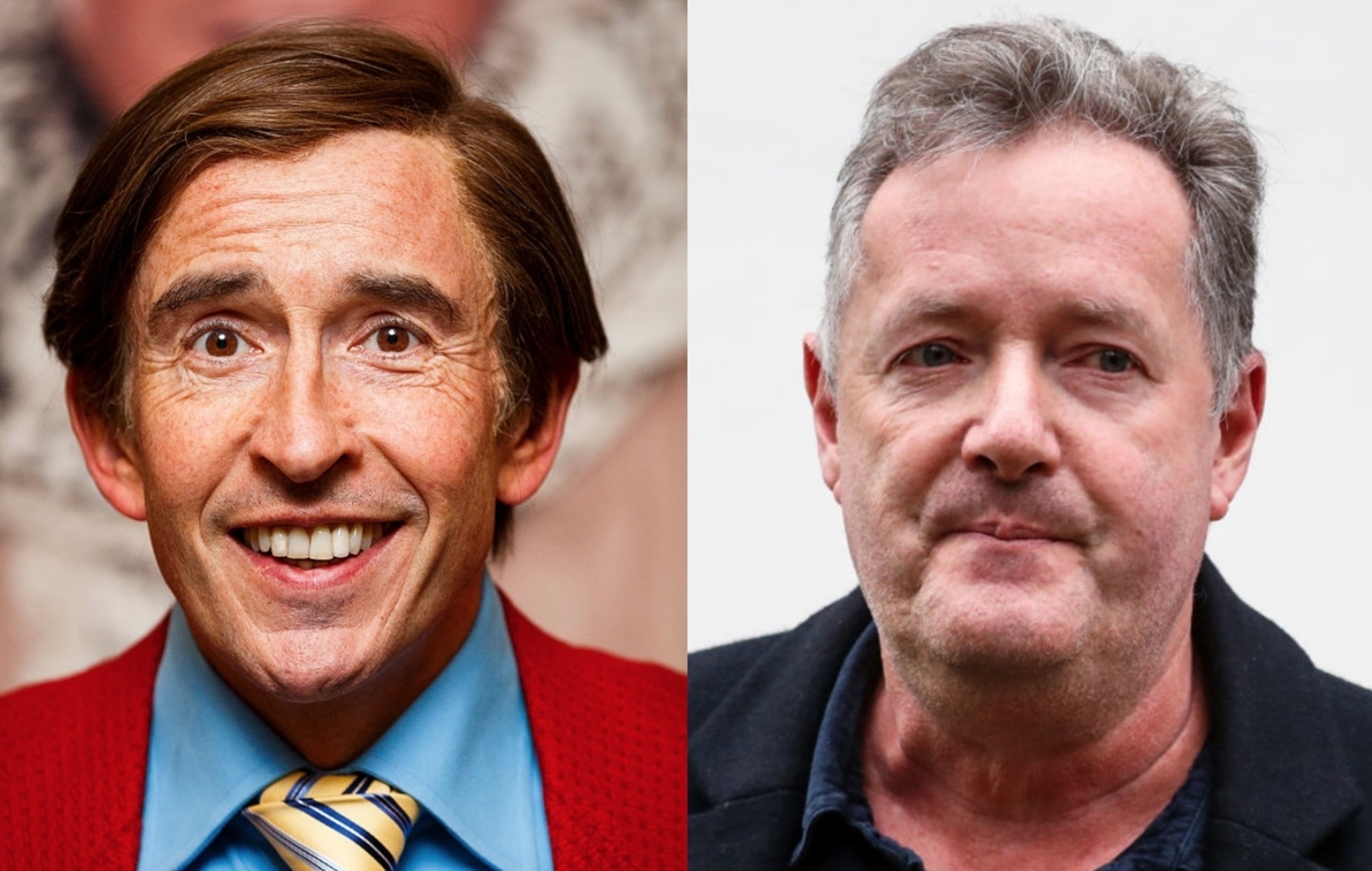 Alan Partridge and Piers Morgan