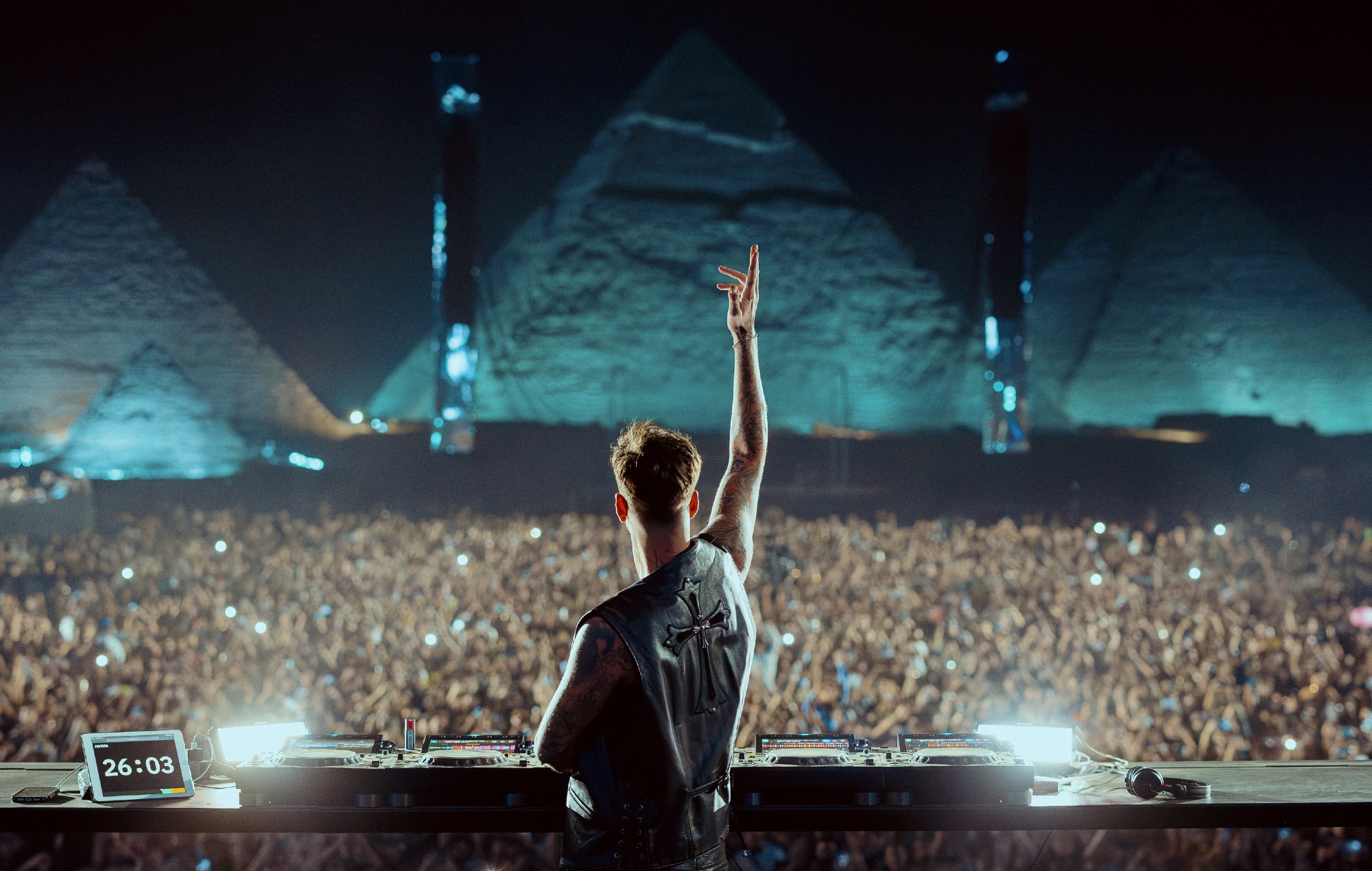 Anyma performing live.