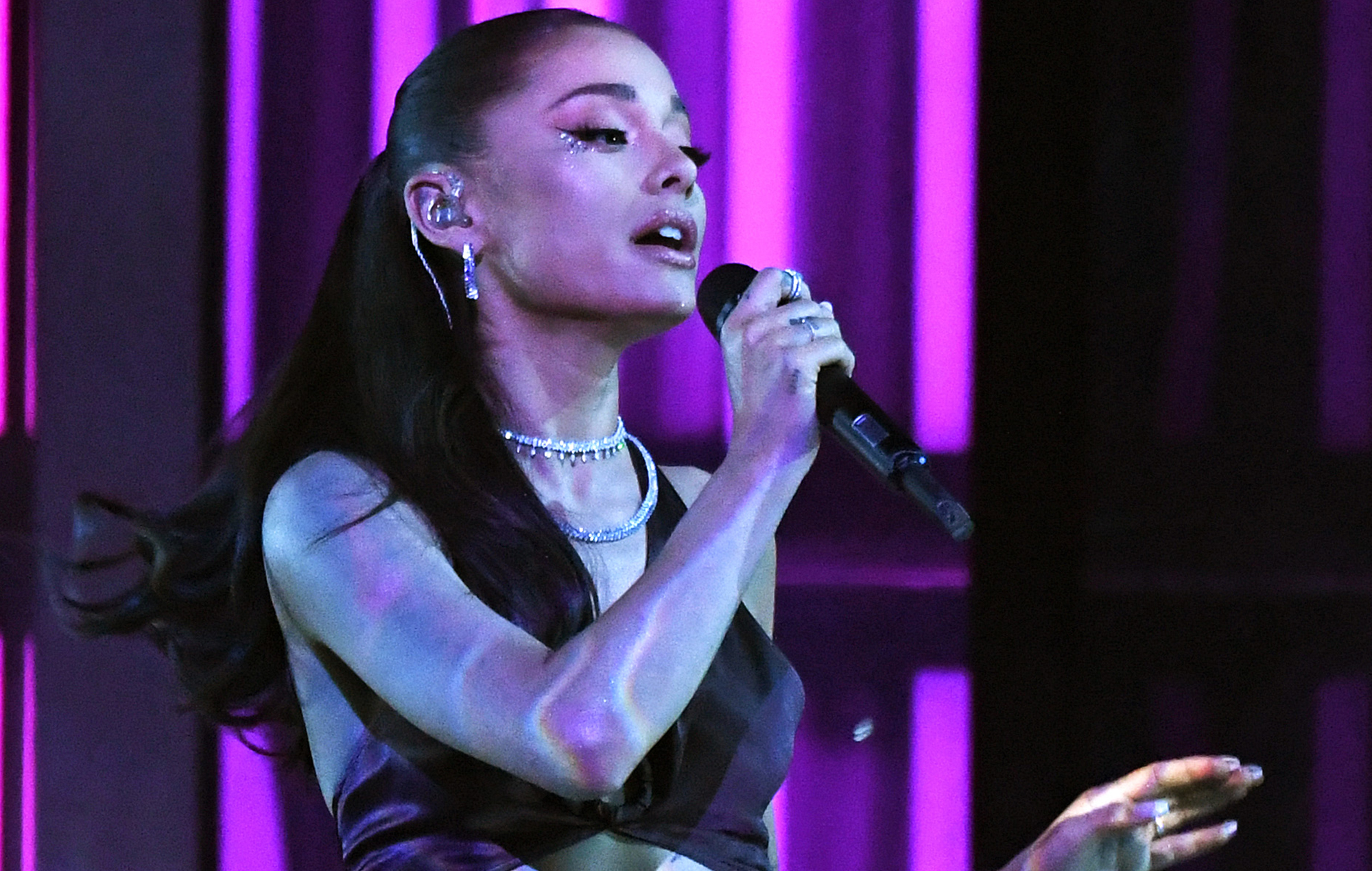 Ariana Grande. Credit: Kevin Mazur/Getty Images for iHeartMedia