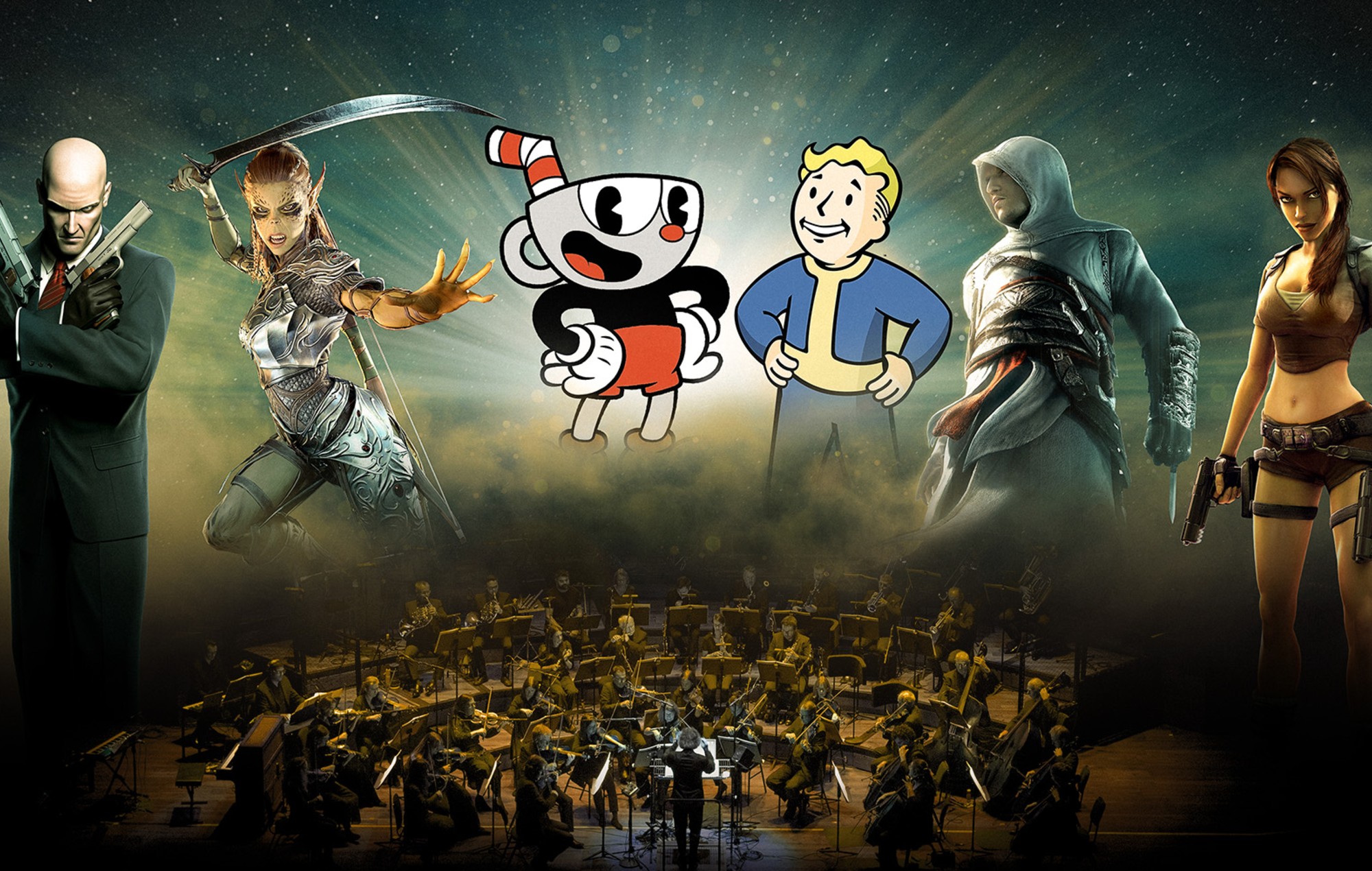 BAFTA Games In Concert artwork.