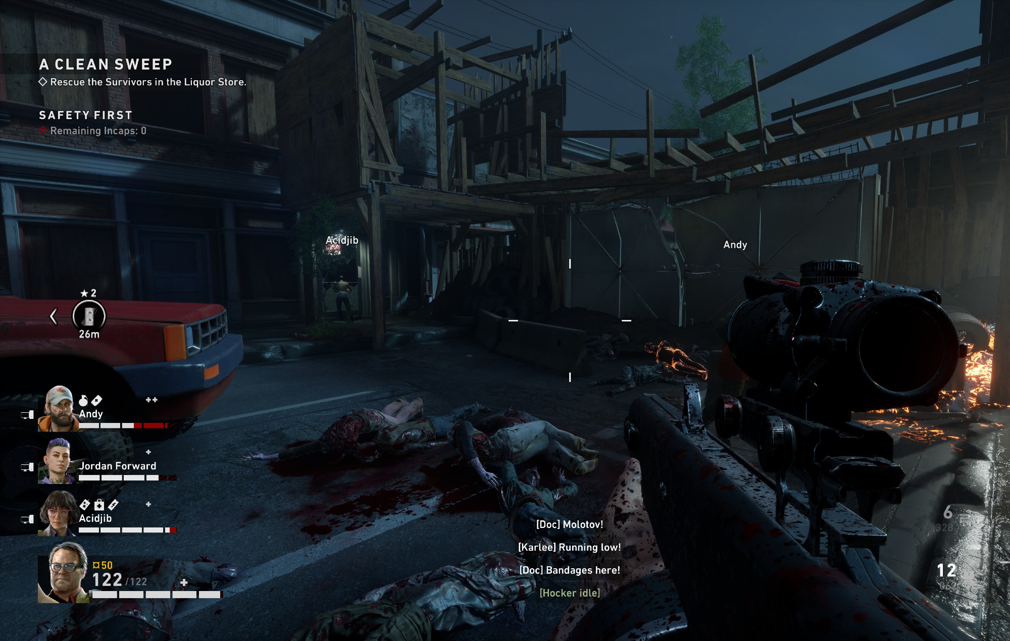 Back 4 Blood clean sweep