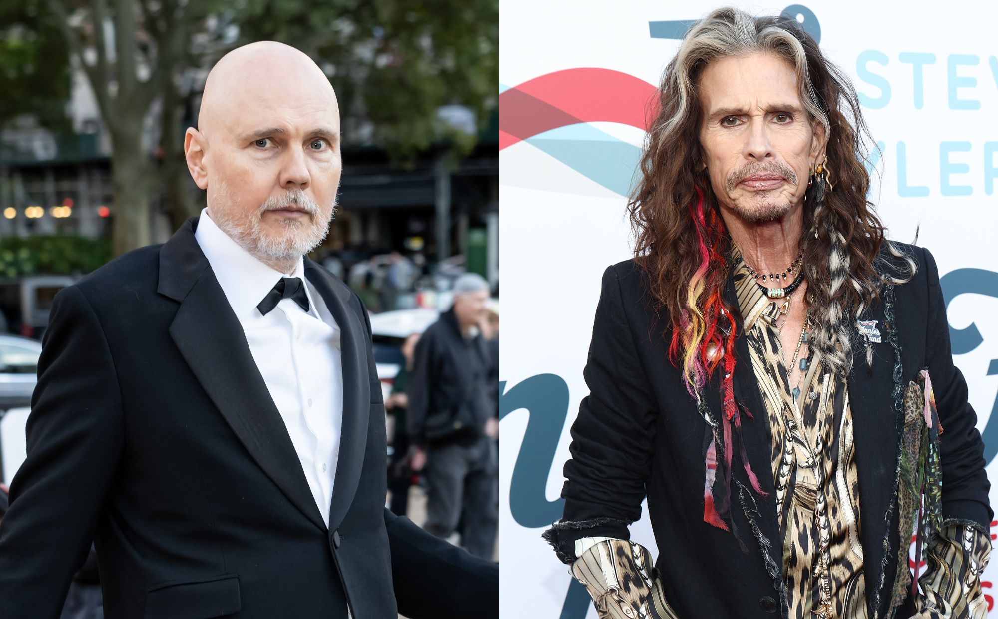 Billy Corgan and Steven Tyler. Credits - Gilbert Carrasquillo and Tommaso Boddi/Getty Images