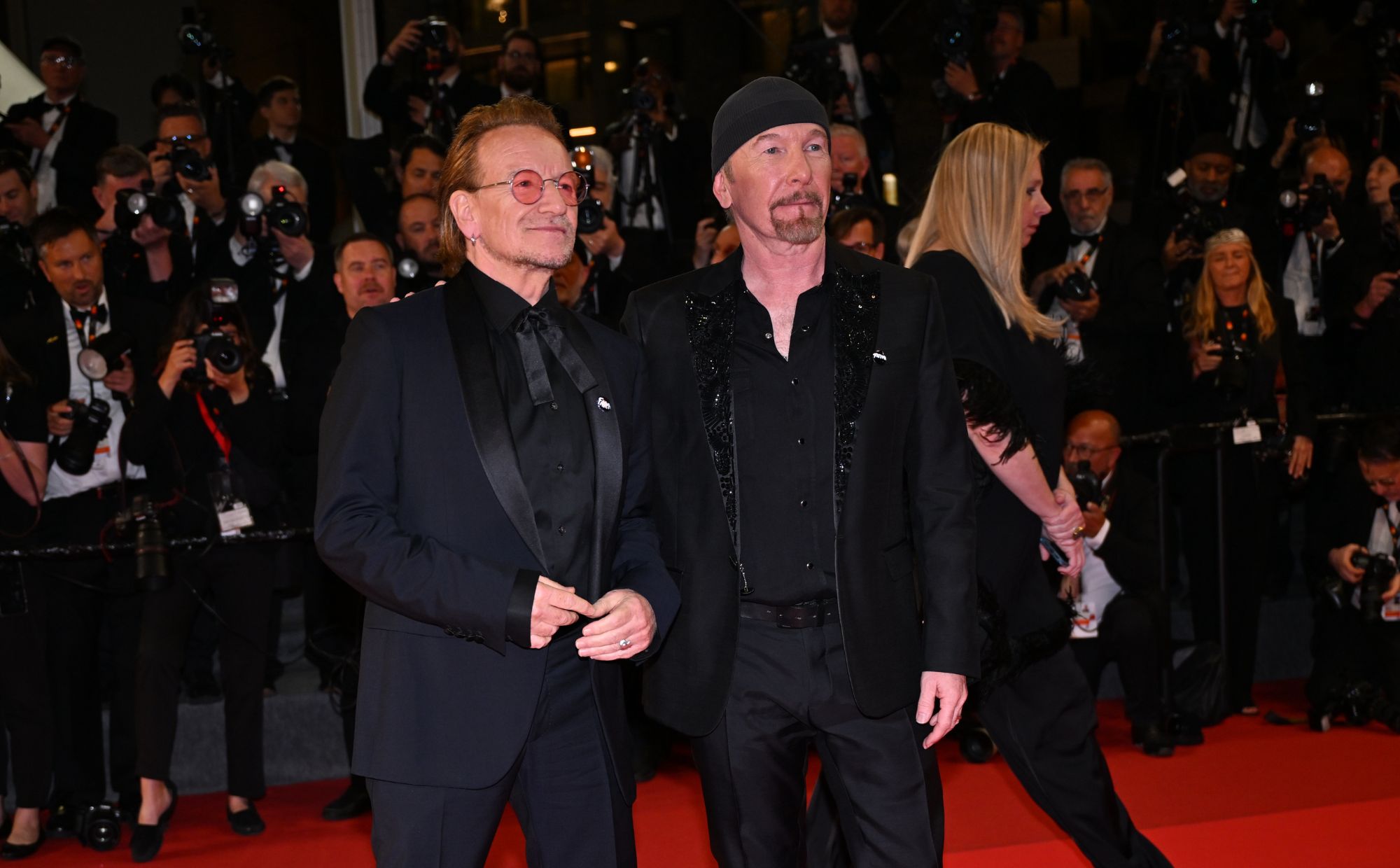 Bono and The Edge. Credit - Mustafa Yalcin/Anadolu via Getty Images