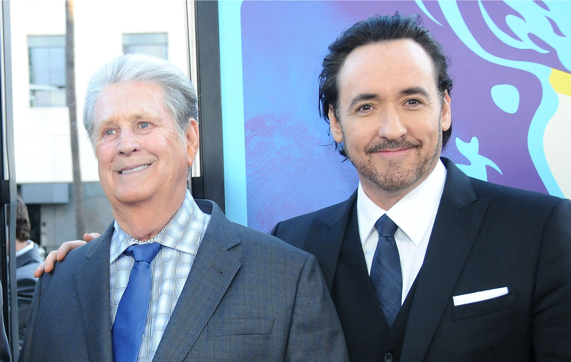 Brian Wilson and John Cusack, photo by Barry King/Getty