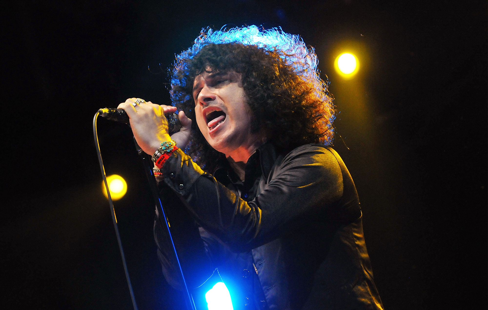 Cedric Bixler-Zavala of The Mars Volta. Credit: Jim Dyson/WireImage