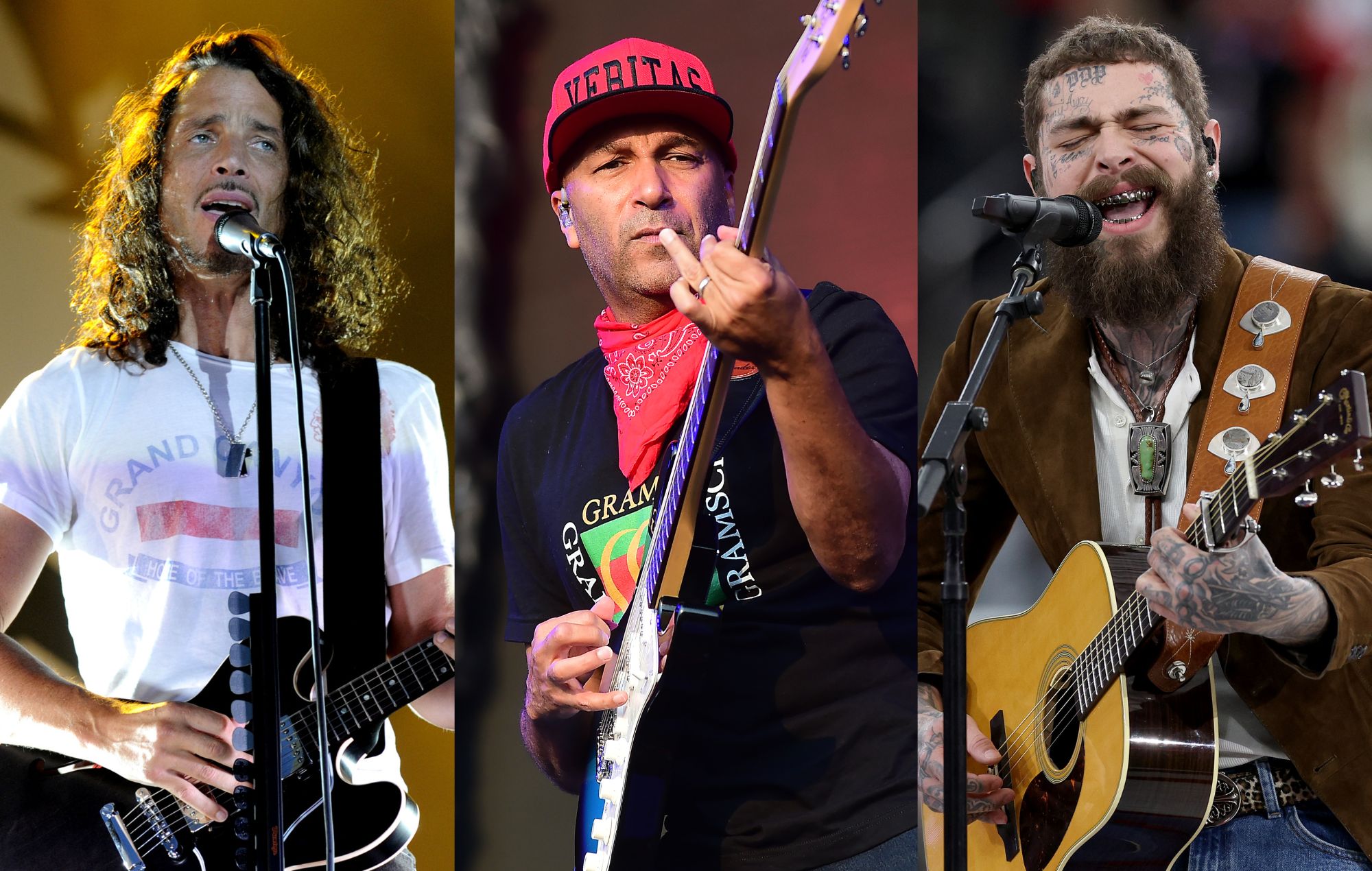 Chris Cornell, Tom Morello and Post Malone