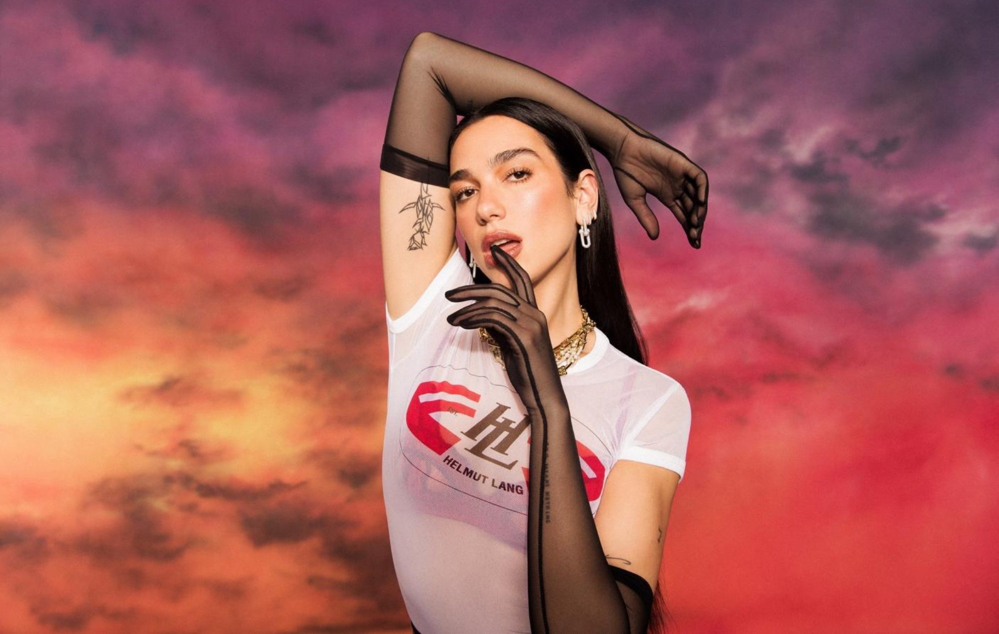 Dua Lipa press photo, by David Black