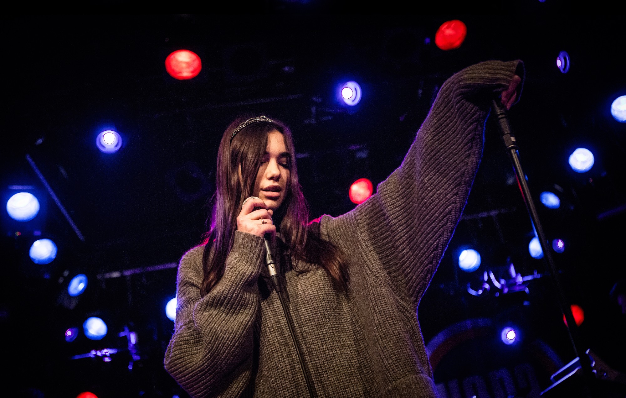 Dua Lipa performs at ESNS.