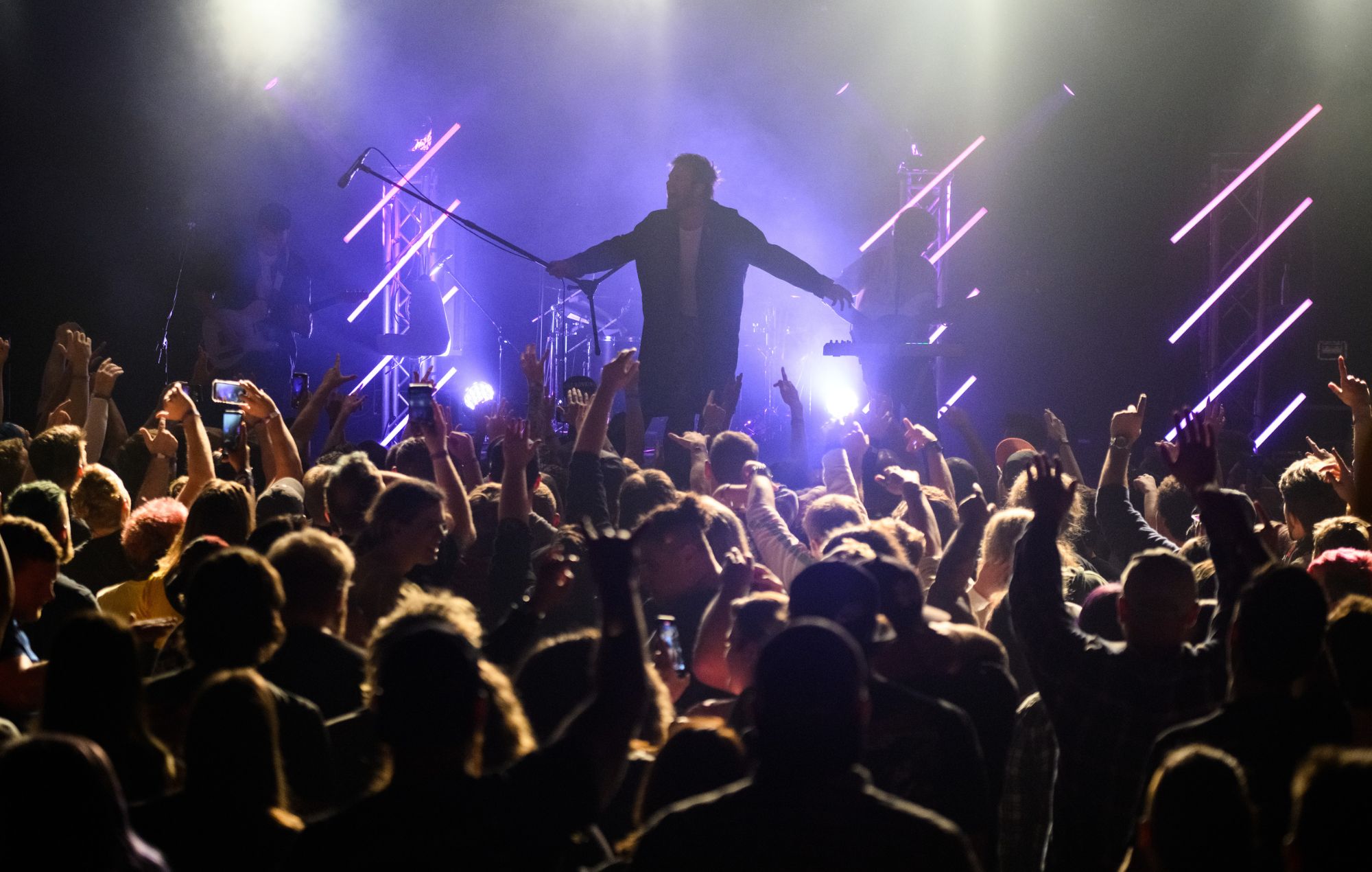 Enter Shikari perform on stage