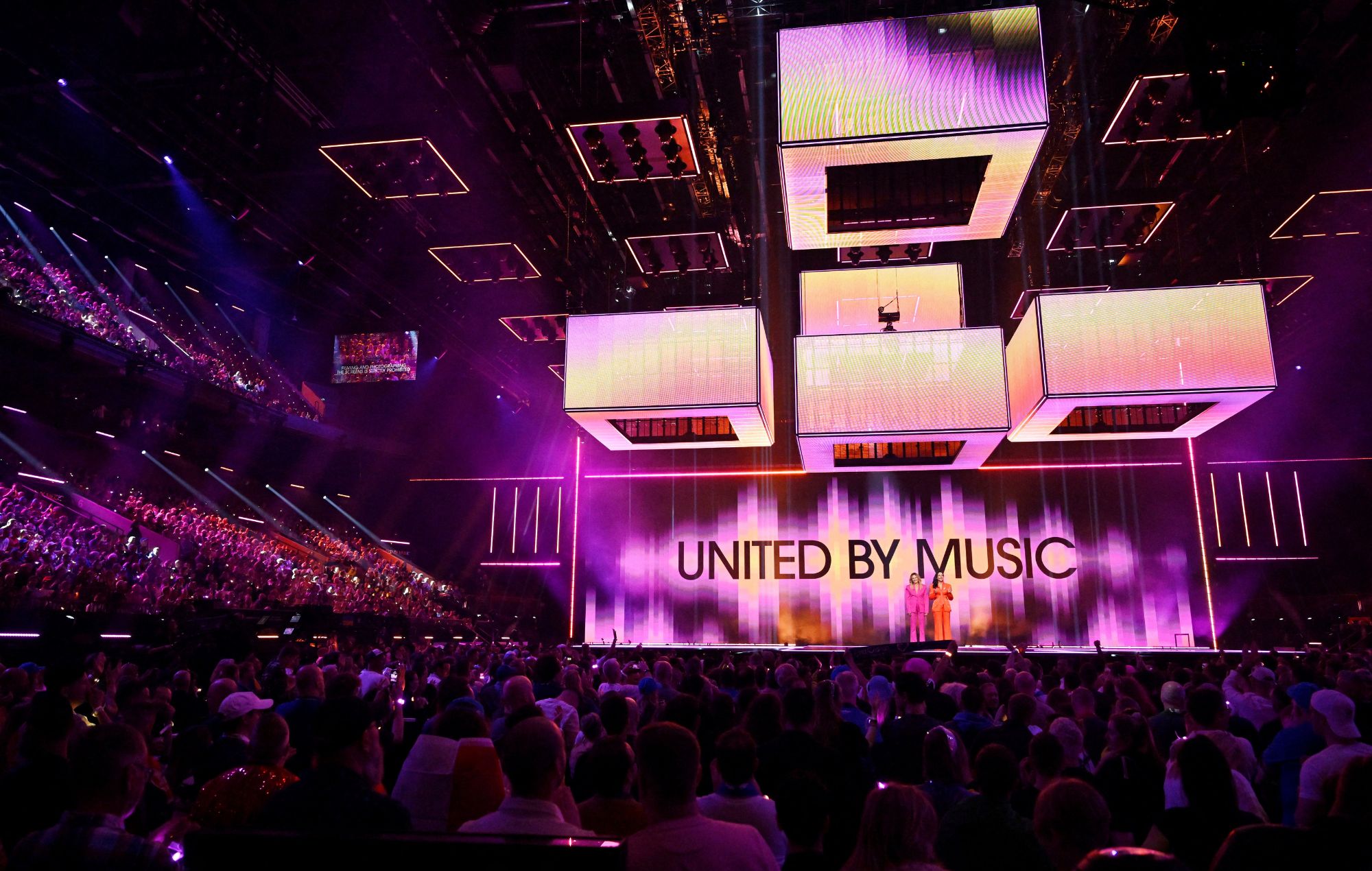 Eurovision Song Contest at the Malmo Arena in Sweden, 2024