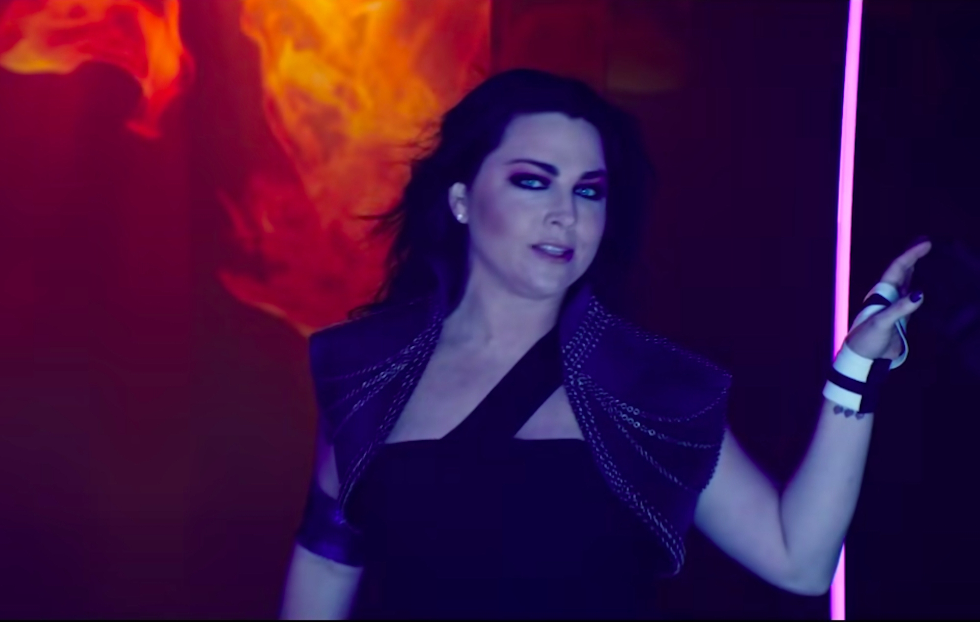 Still from Evanescence's 'Better Without You' video