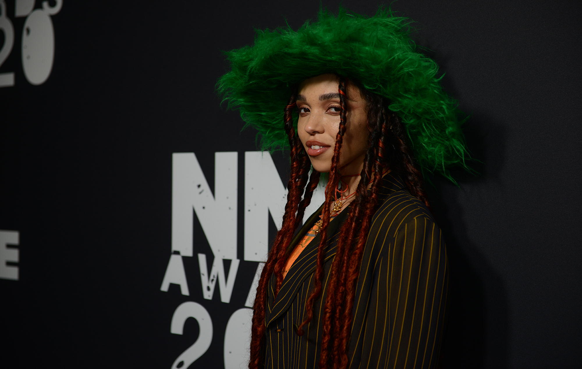 Fka Twigs arrives at the NME Awards 2020