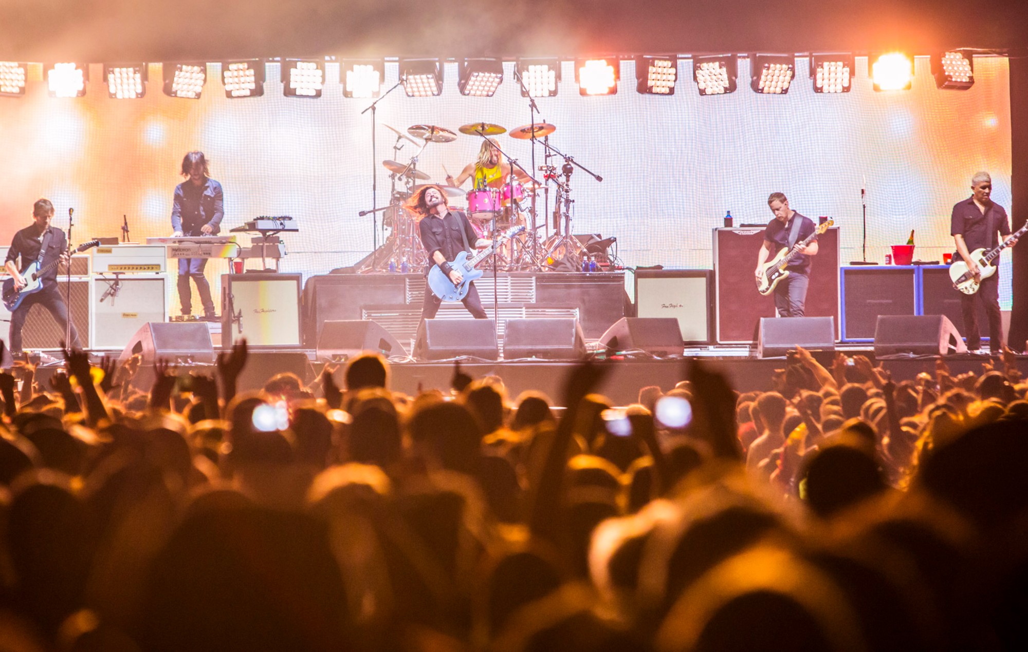 Foo Fighters at Mad Cool Festival 2017.