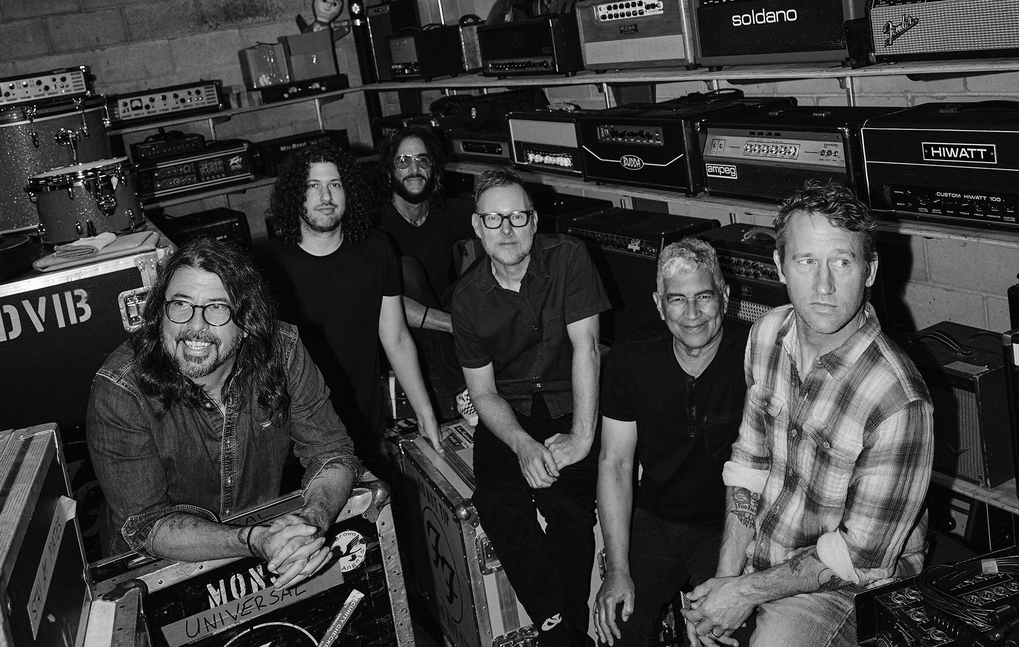 Foo Fighters press photograph, by Elizabeth Miranda