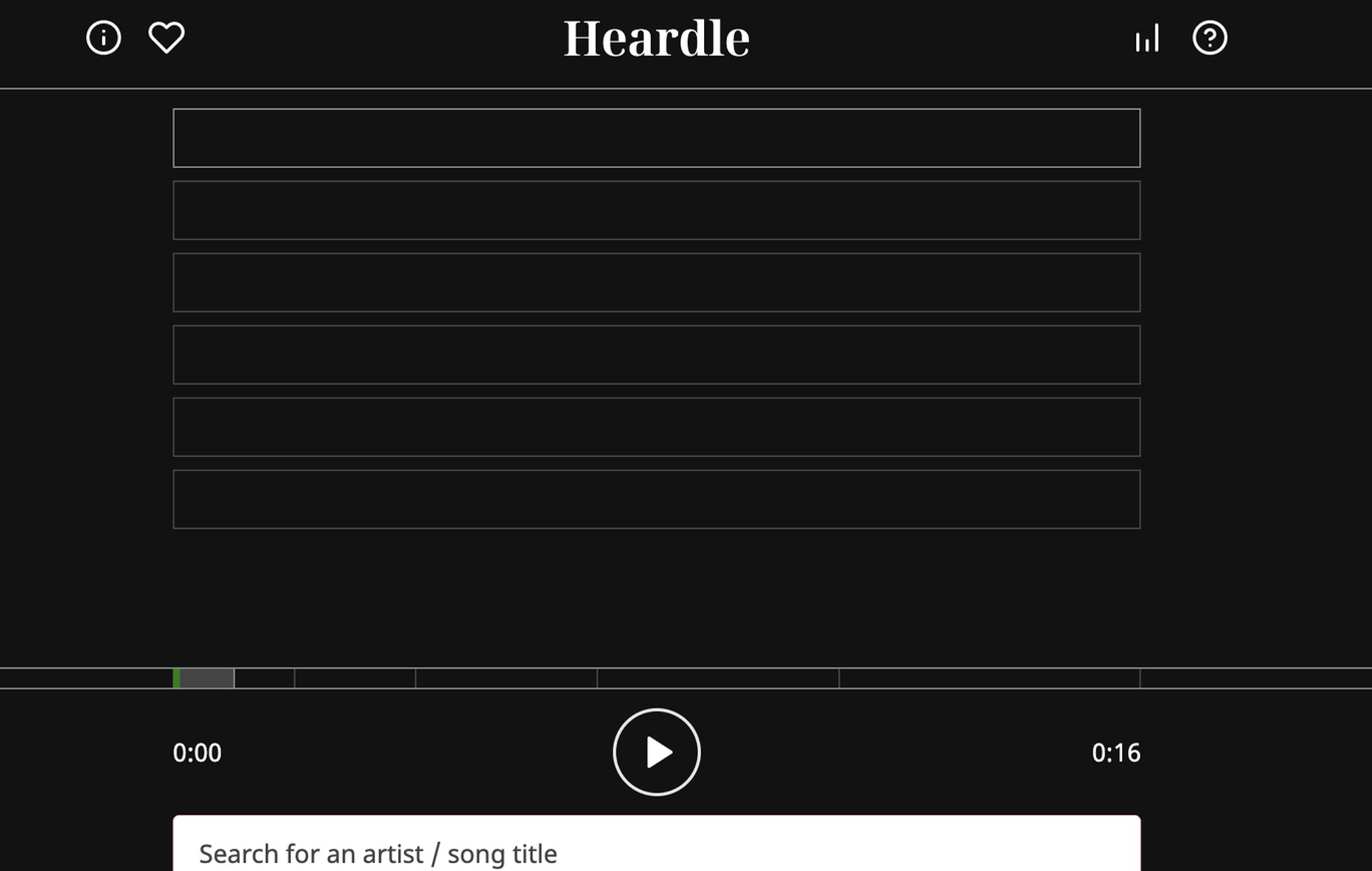 Heardle is a new Wordle-inspired game for music lovers