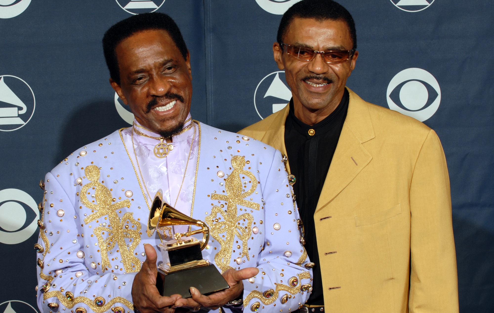 Ike Turner (L) and son Ike Turner Jr. (R)