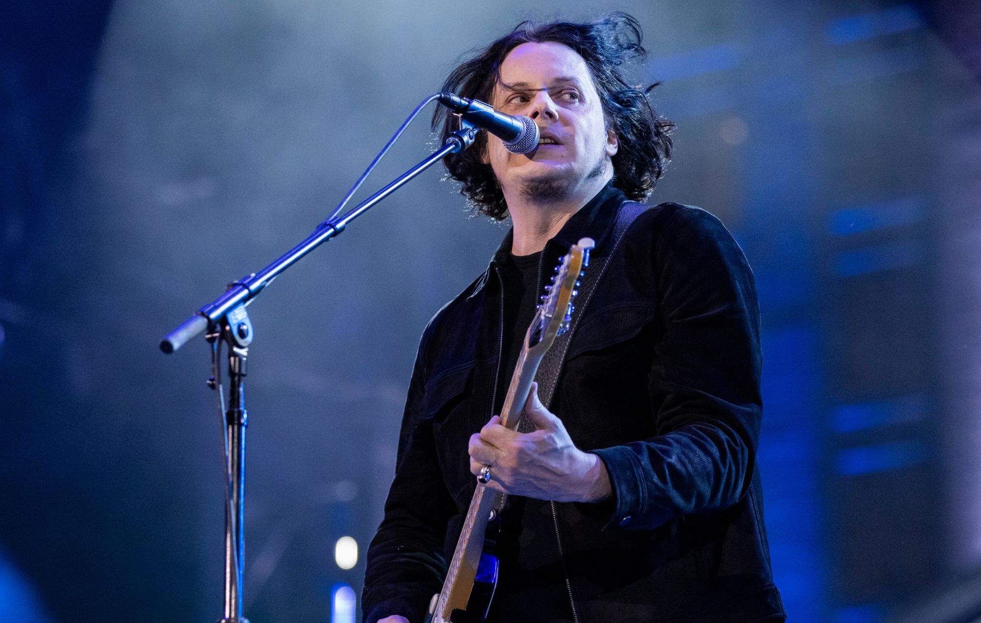 Jack White performs in June 2024