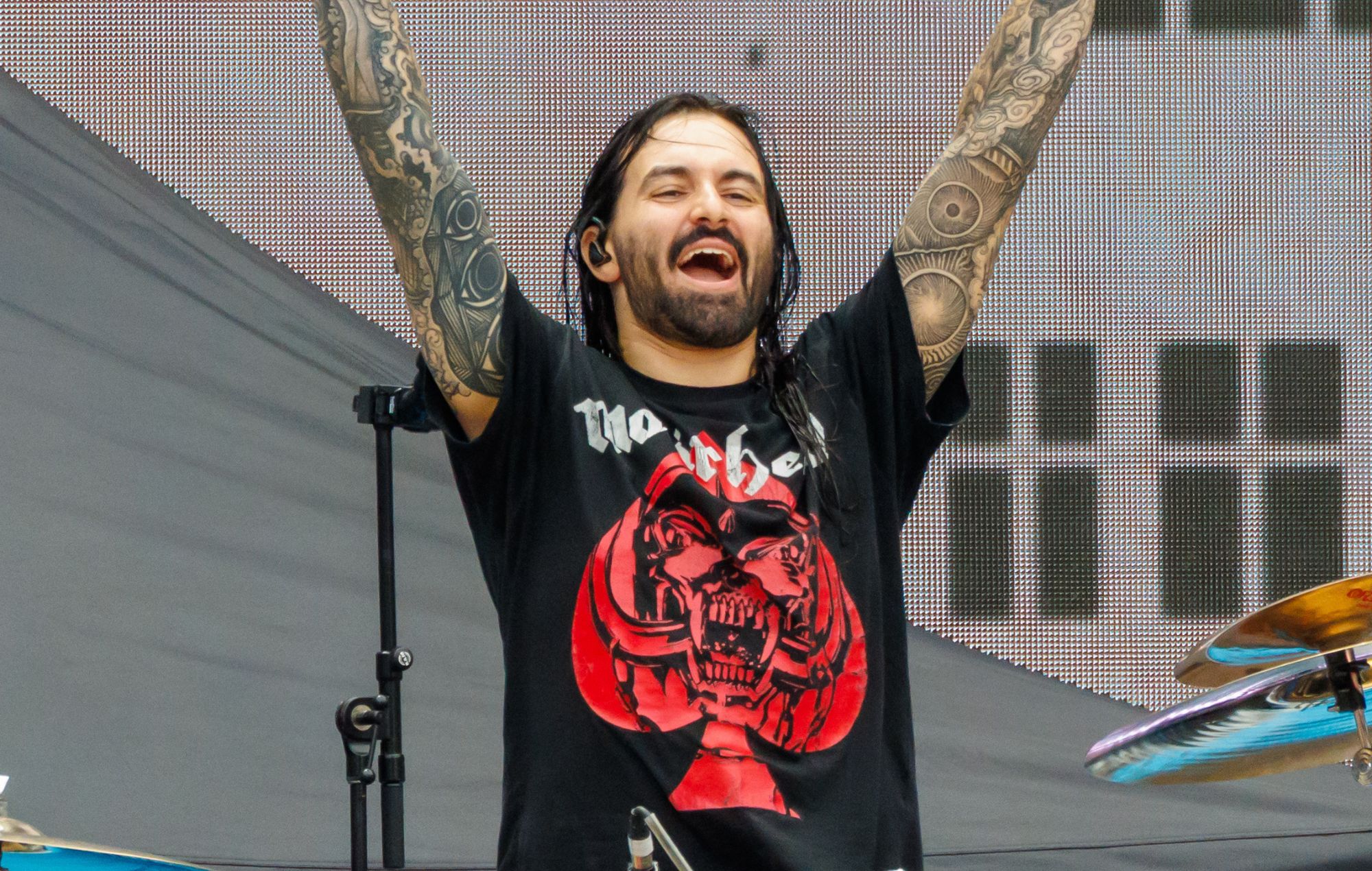 Jay Weinberg performs with Suicidal Tendencies