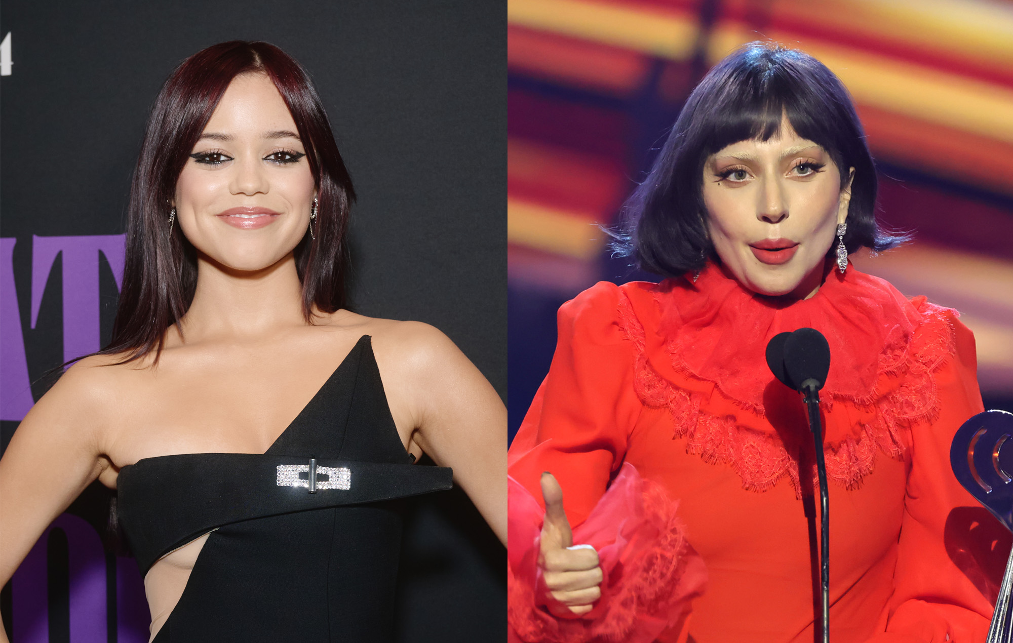 Jenna Ortega and Lady Gaga