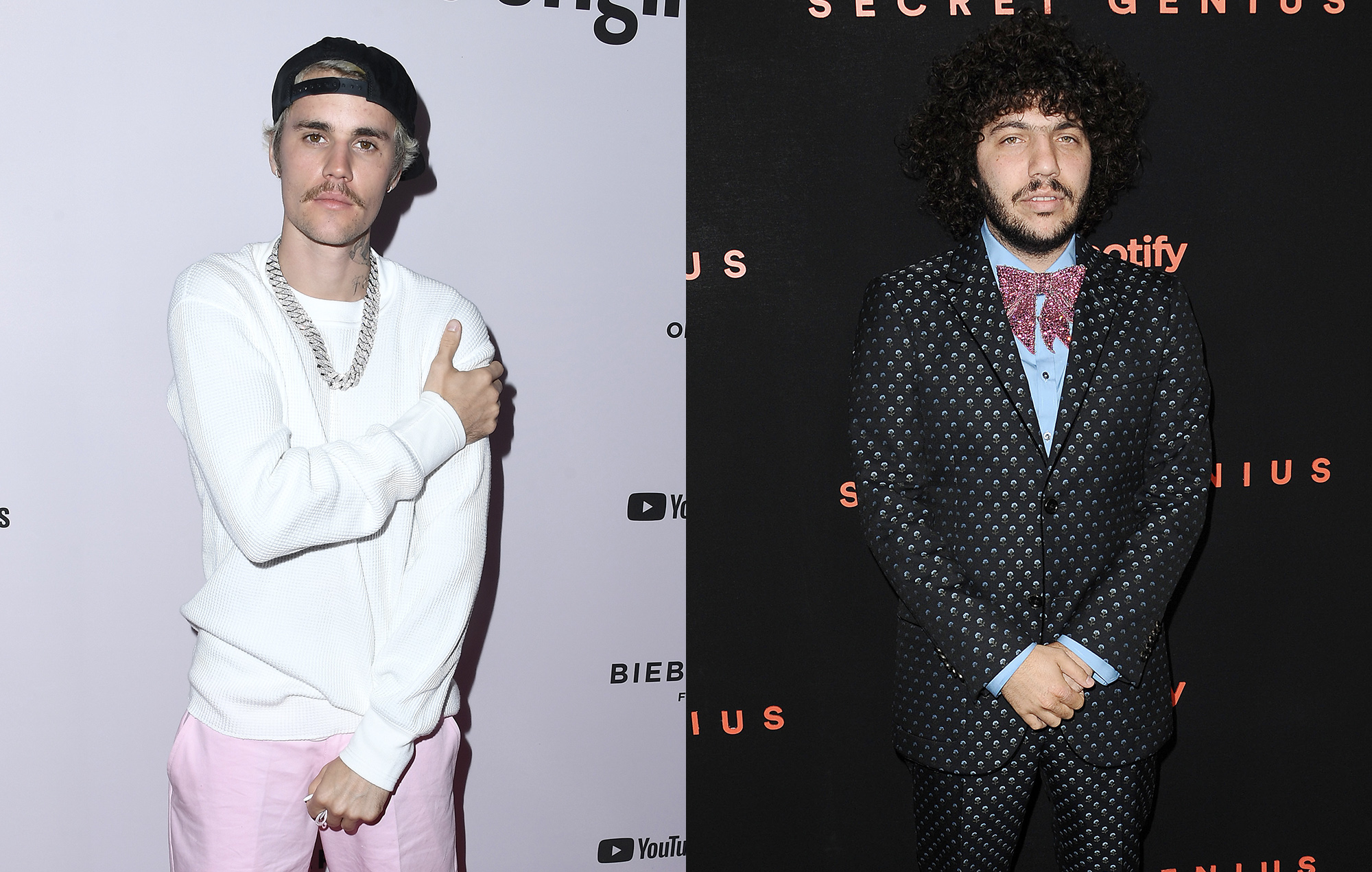 Justin Bieber and Benny Blanco