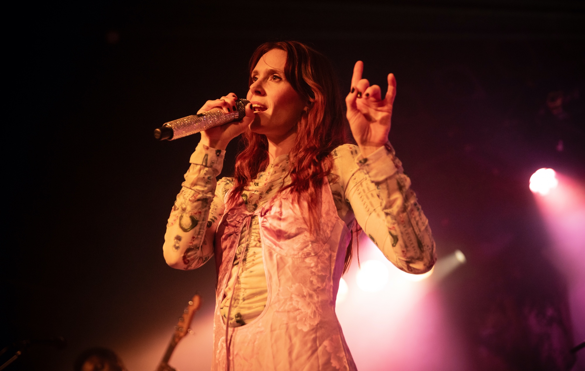 Kate Nash performing live on stage