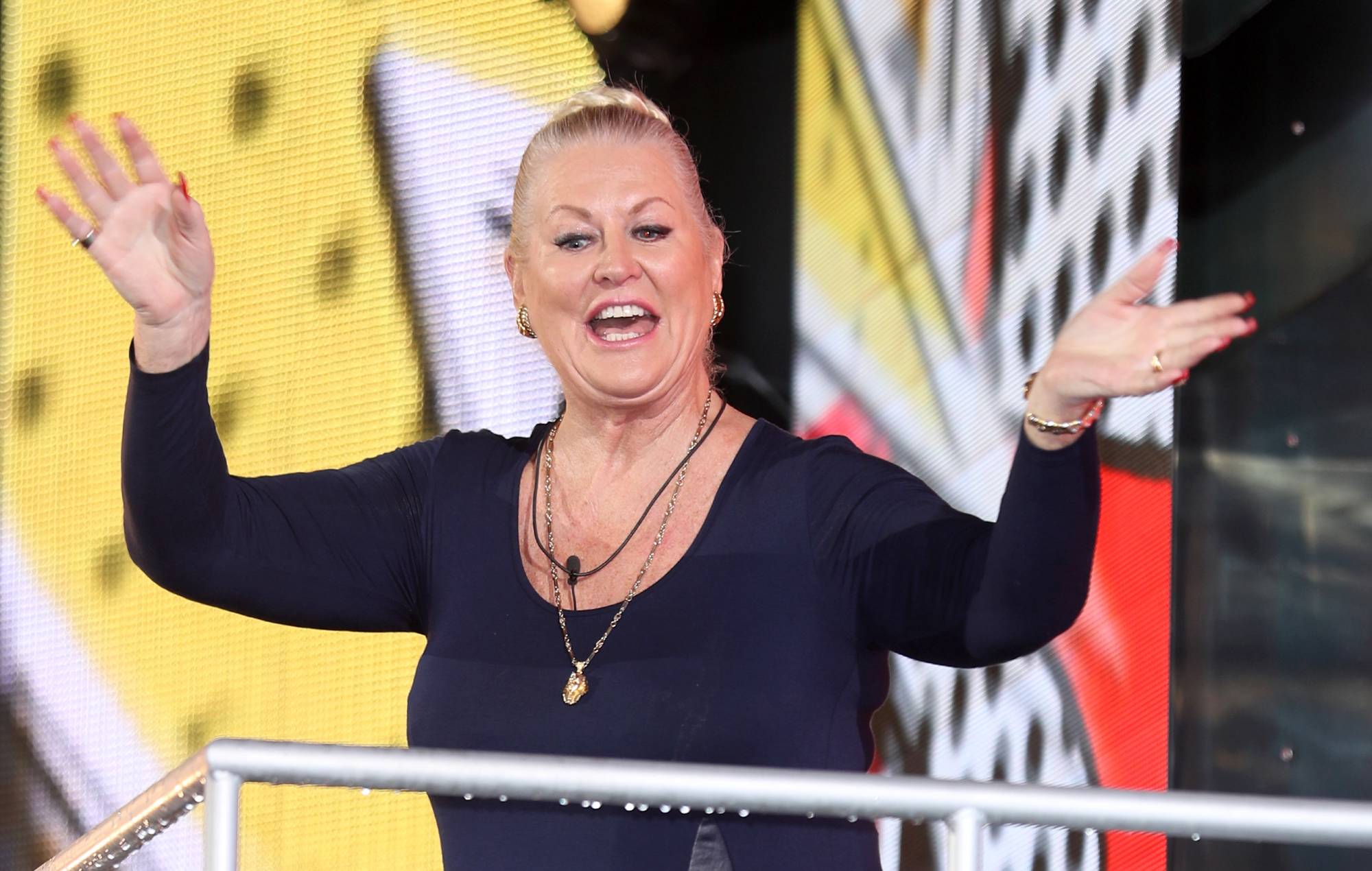 Kim Woodburn leaves the Celebrity Big Brother house on February 3, 2017 in Borehamwood, United Kingdom. (Photo by Mike Marsland/WireImage)