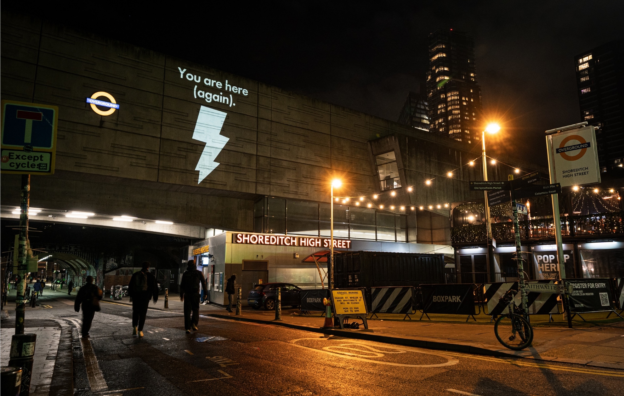 LCD Soundsystem – London projection teaser