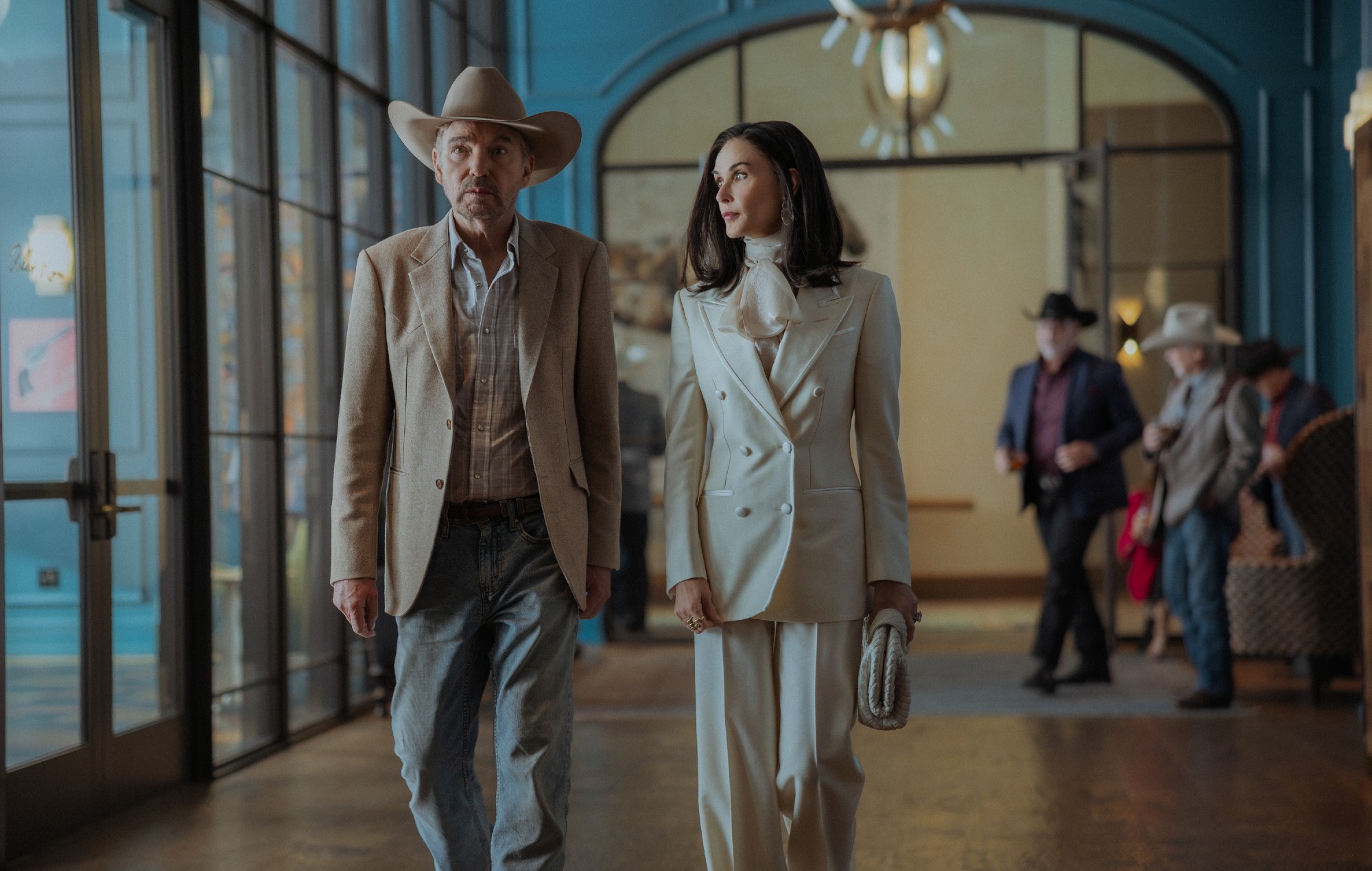 Billy Bob Thornton and Demi Moore in 'Landman' season two.