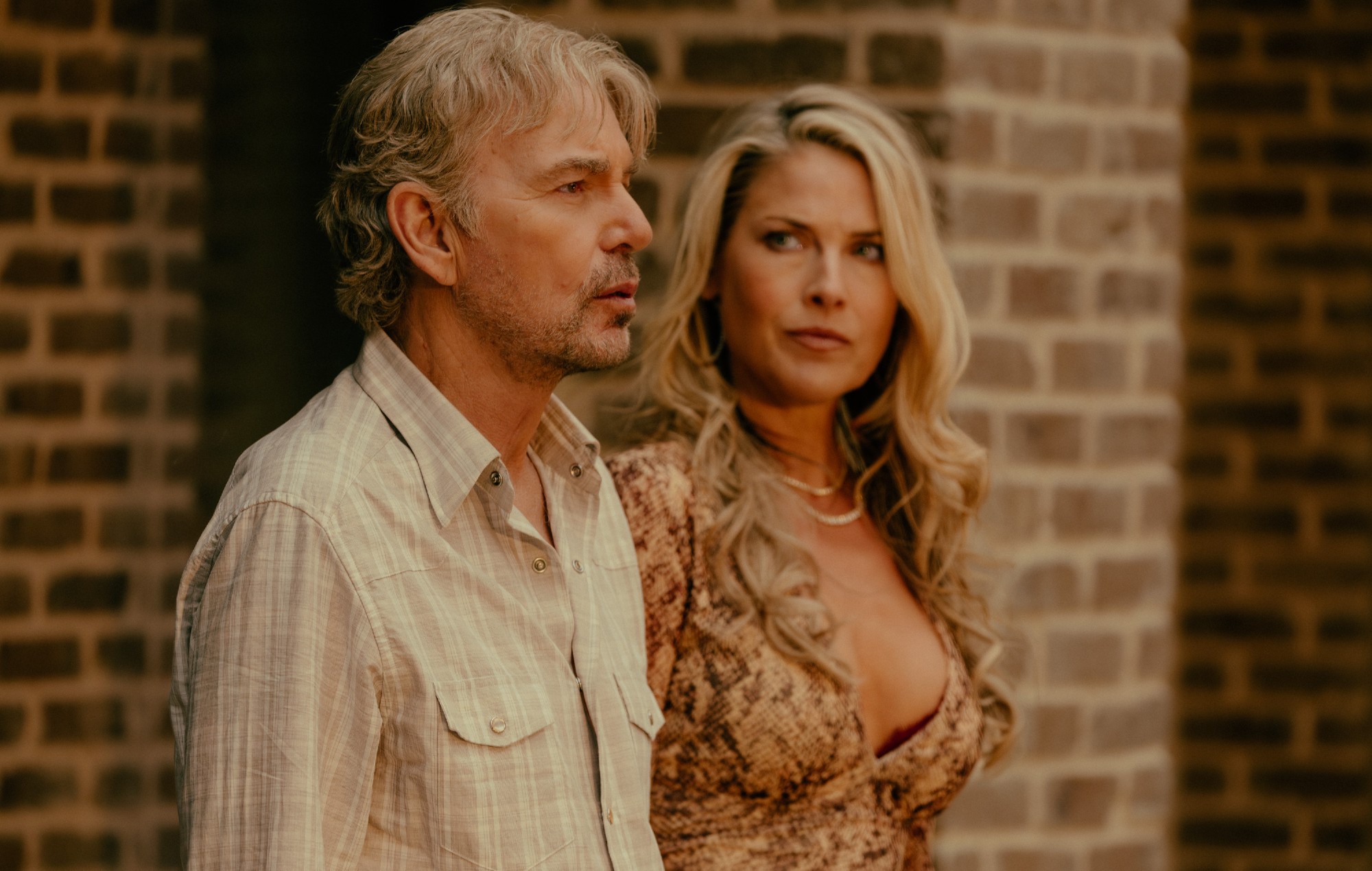 Billy Bob Thornton and Ali Larter in 'Landman' season two.