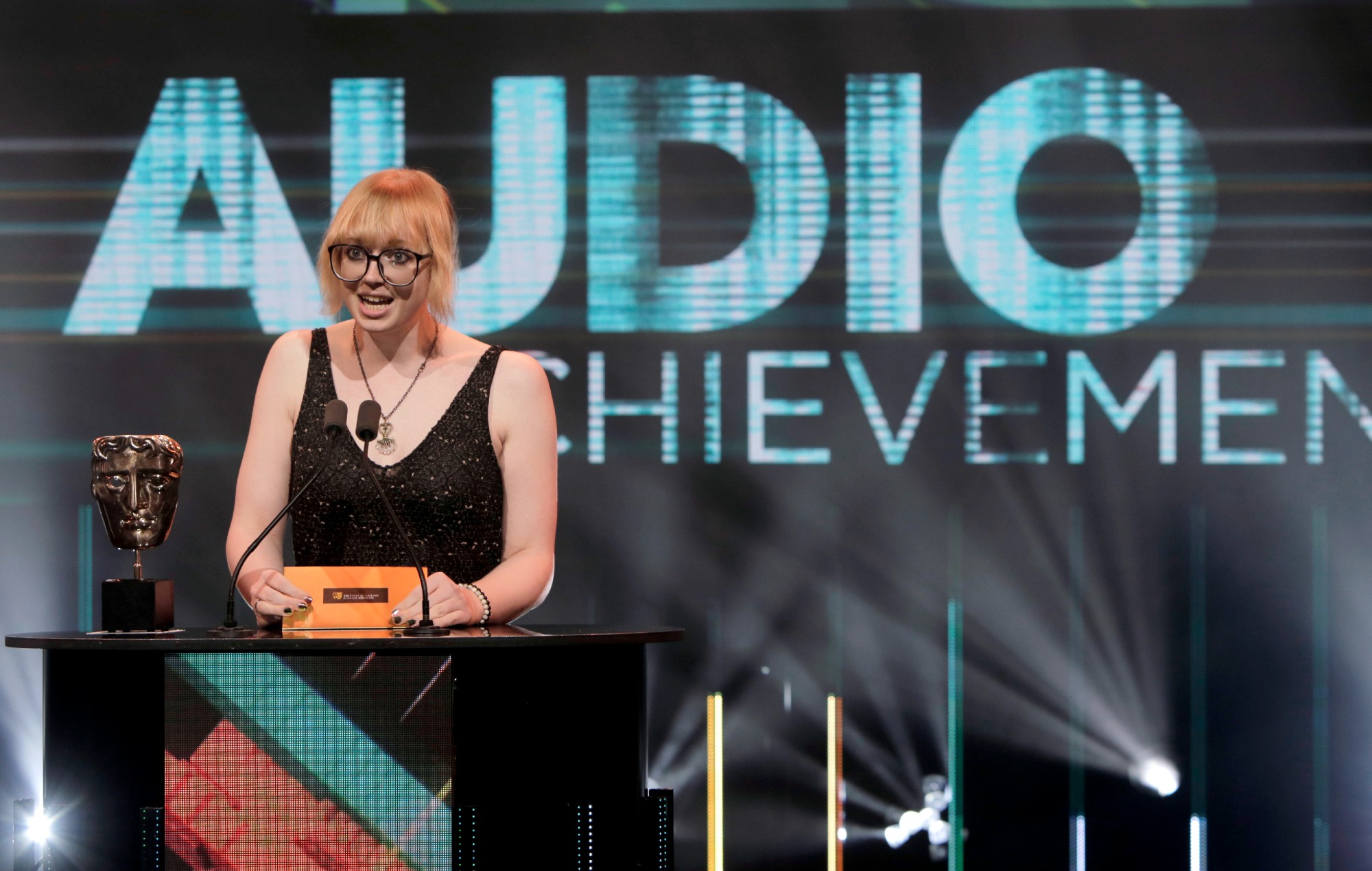 'Minecraft' and 'Celeste' composer Lena Raine at the 2019 BAFTA Games Awards.