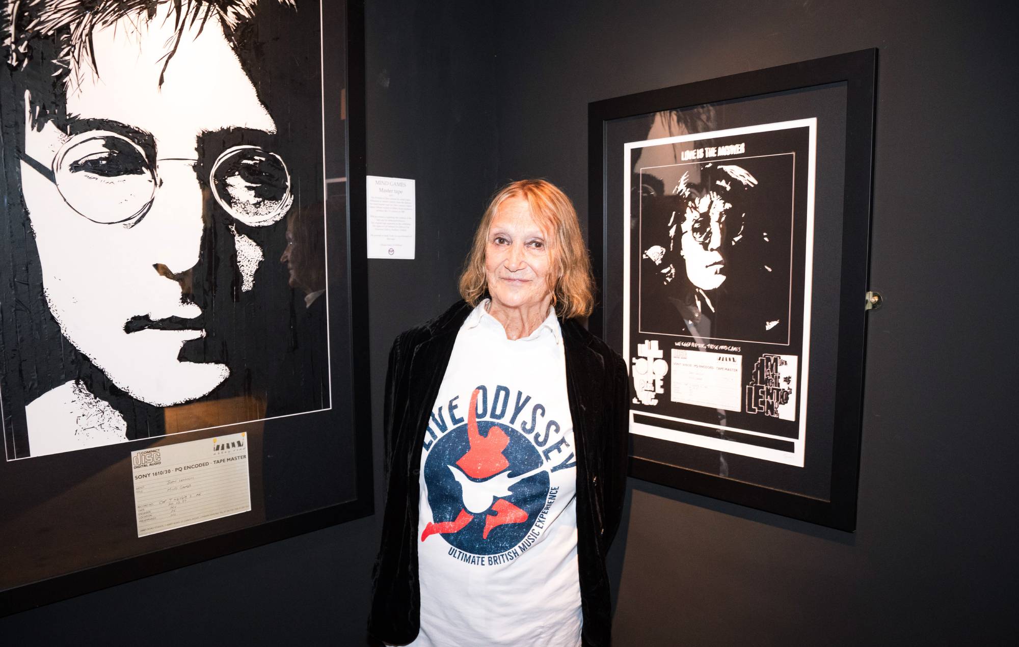 John Lennon's sister Julia Baird at the launch of Live Odyssey in London. Credit: Live Odyssey