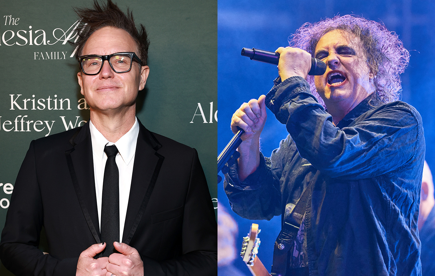 Mark Hoppus Robert Smith Blink-182 The Cure