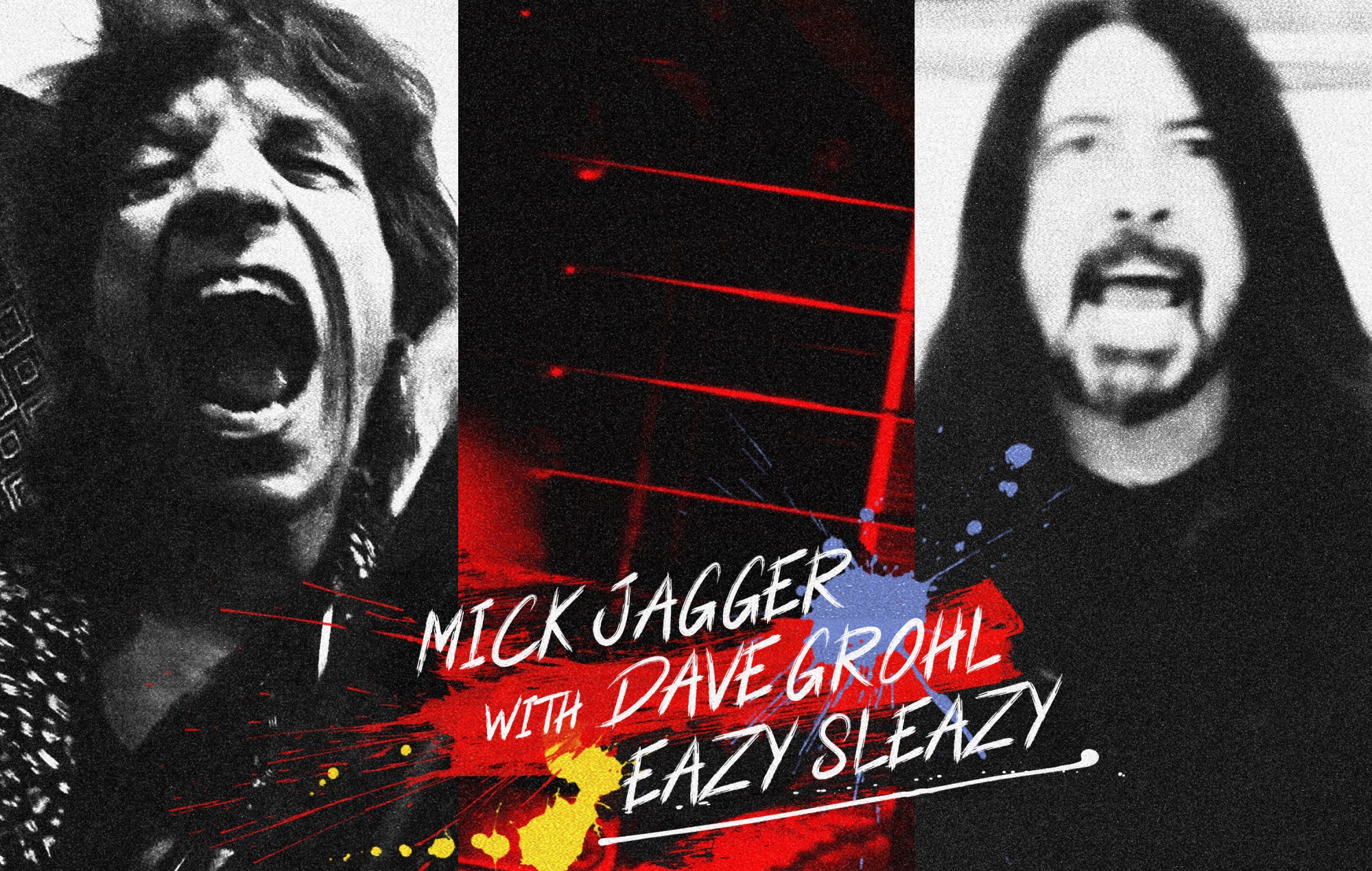 Mick Jagger Dave Grohl