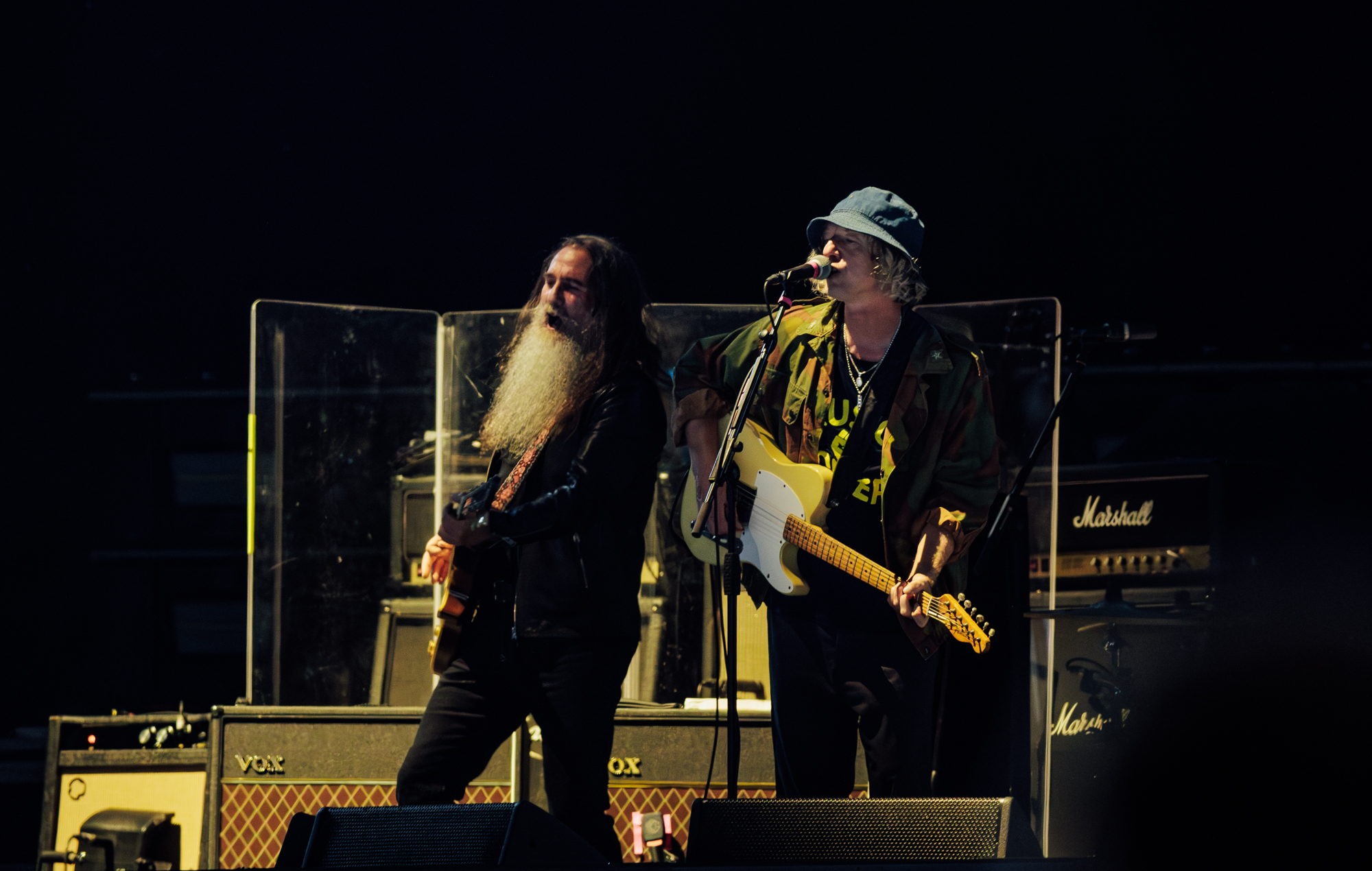 Cast's John Power supporting Oasis at Cardiff Principality Stadium on Friday July 4, 2025. Credit: Andy Ford for NME