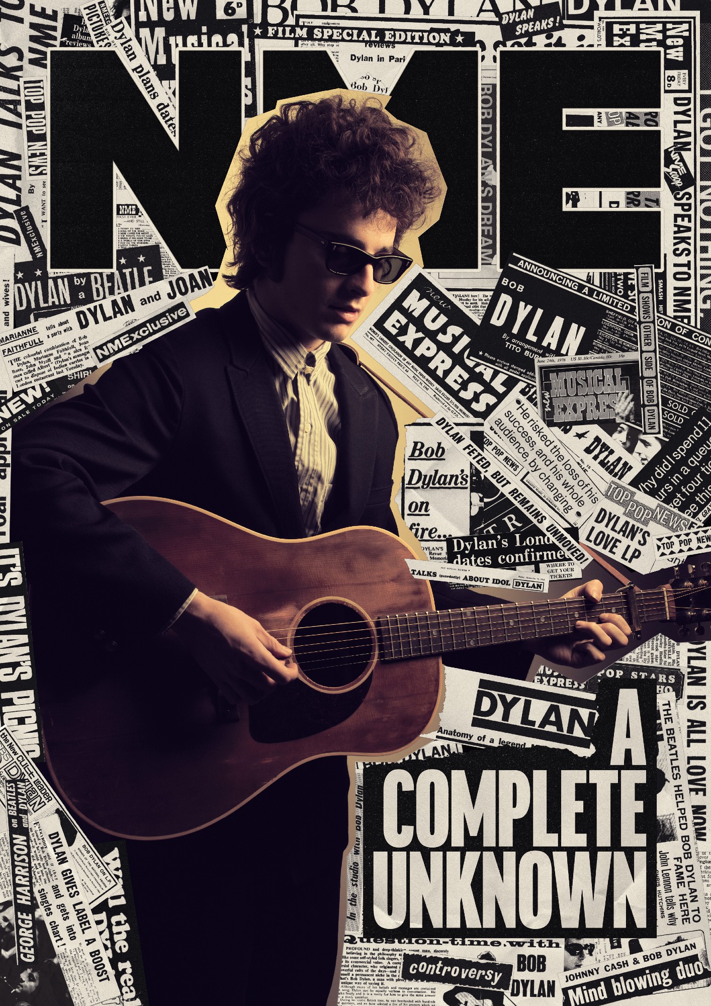 Special print edition of NME to celebrate Bob Dylan film 'A Complete Unknown.