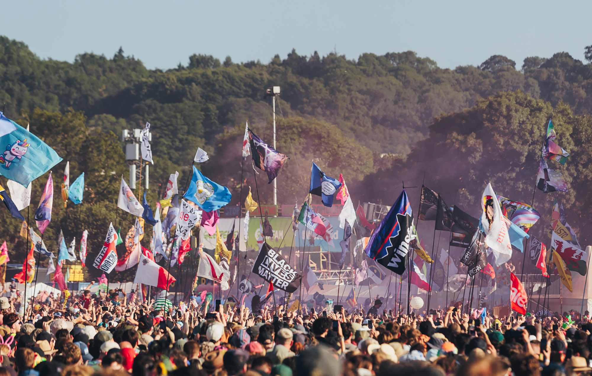 The crowd at Glastonbury 2023, photo by Andy Ford
