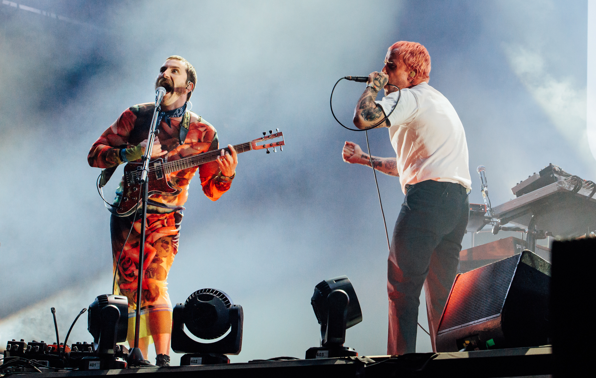 IDLES live at Glastonbury 2024, photo by Andy Ford