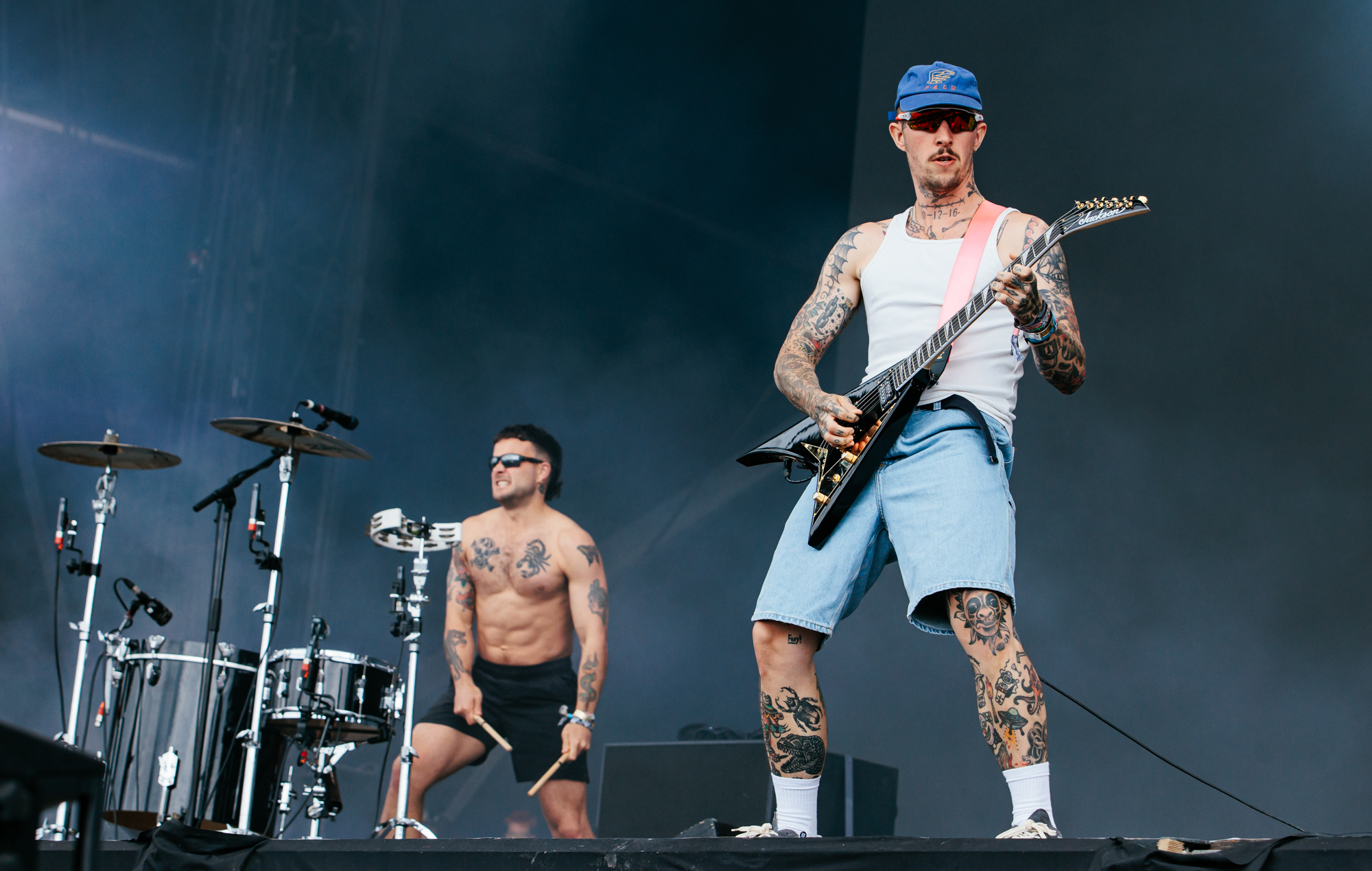 Soft Play live at Glastonbury 2024, photo by Andy Ford