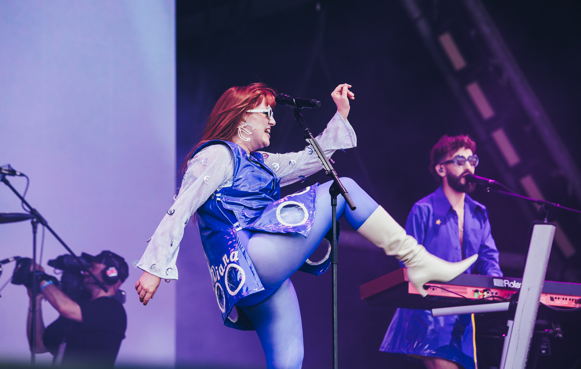 CMAT live at Glastonbury 2025. Credit: Andy Ford for NME