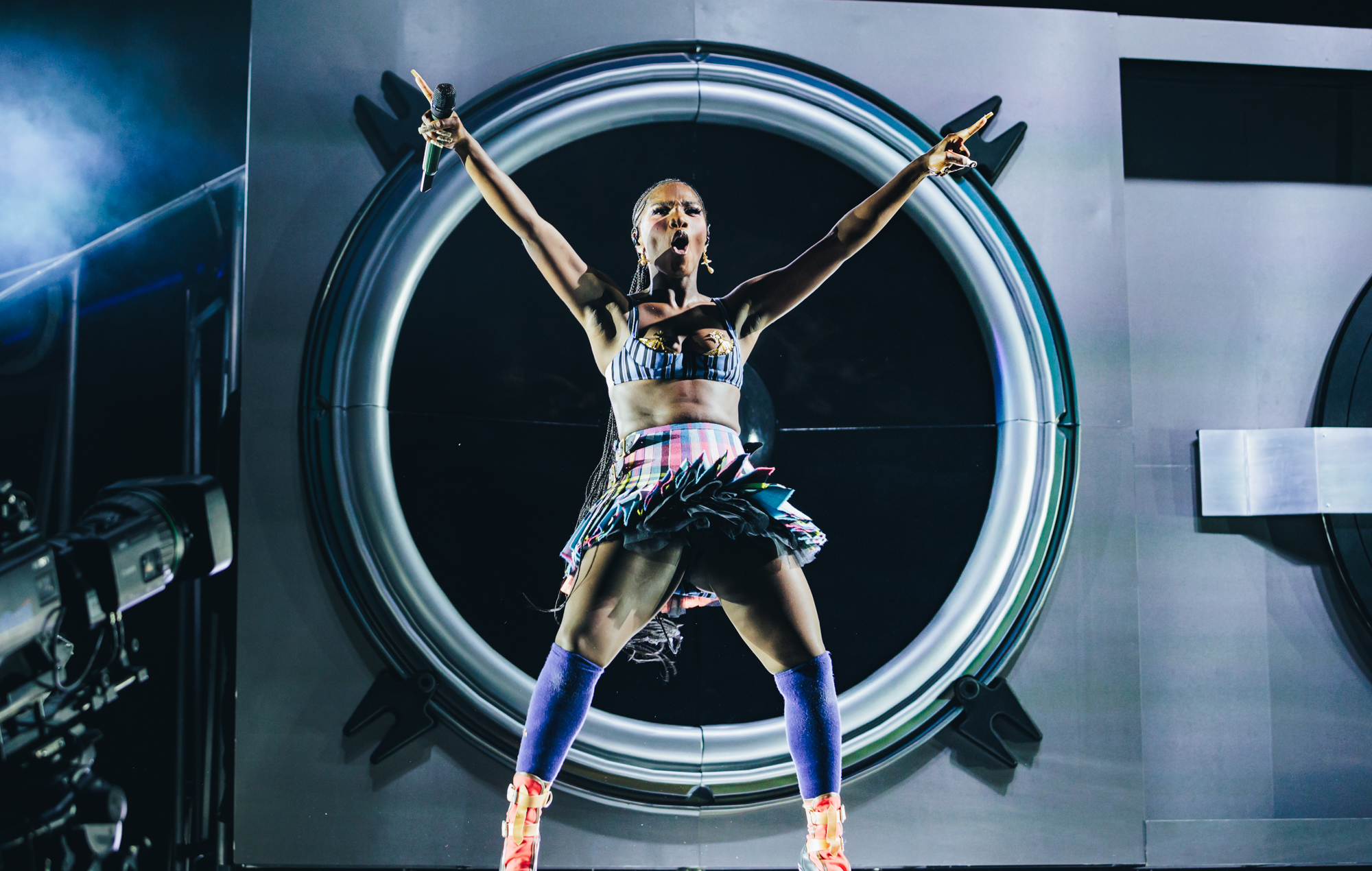 Doechii live at Glastonbury 2025, photo by Andy Ford