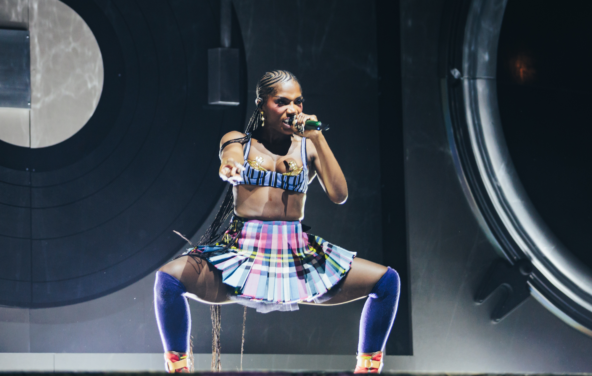 Doechii live at Glastonbury 2025, photo by Andy Ford