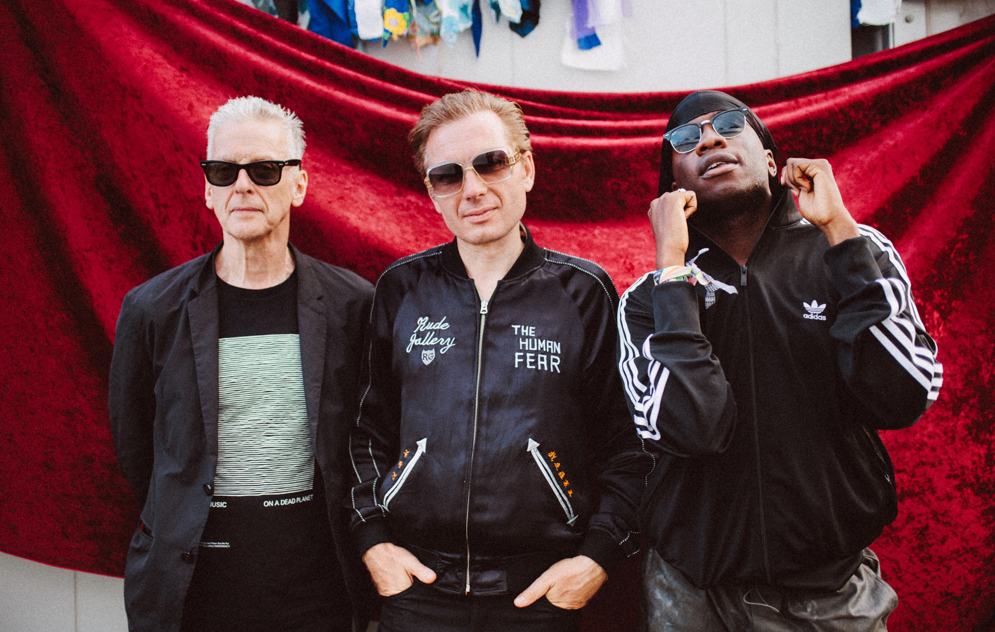 Franz Ferdinand, Peter Capaldi, Master Peace at Glastonbury 2025, photo by Andy Ford